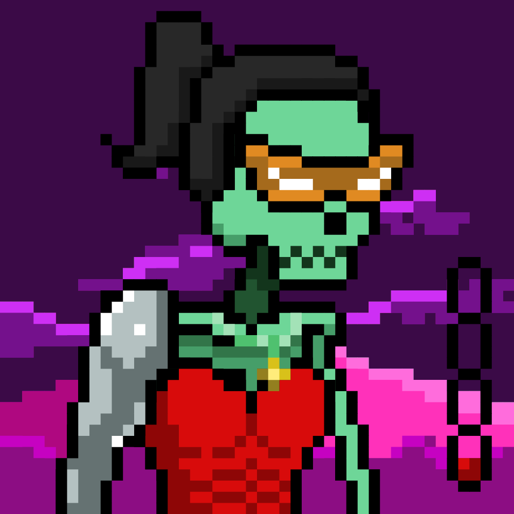 Ordinal Ladies Skull #4094