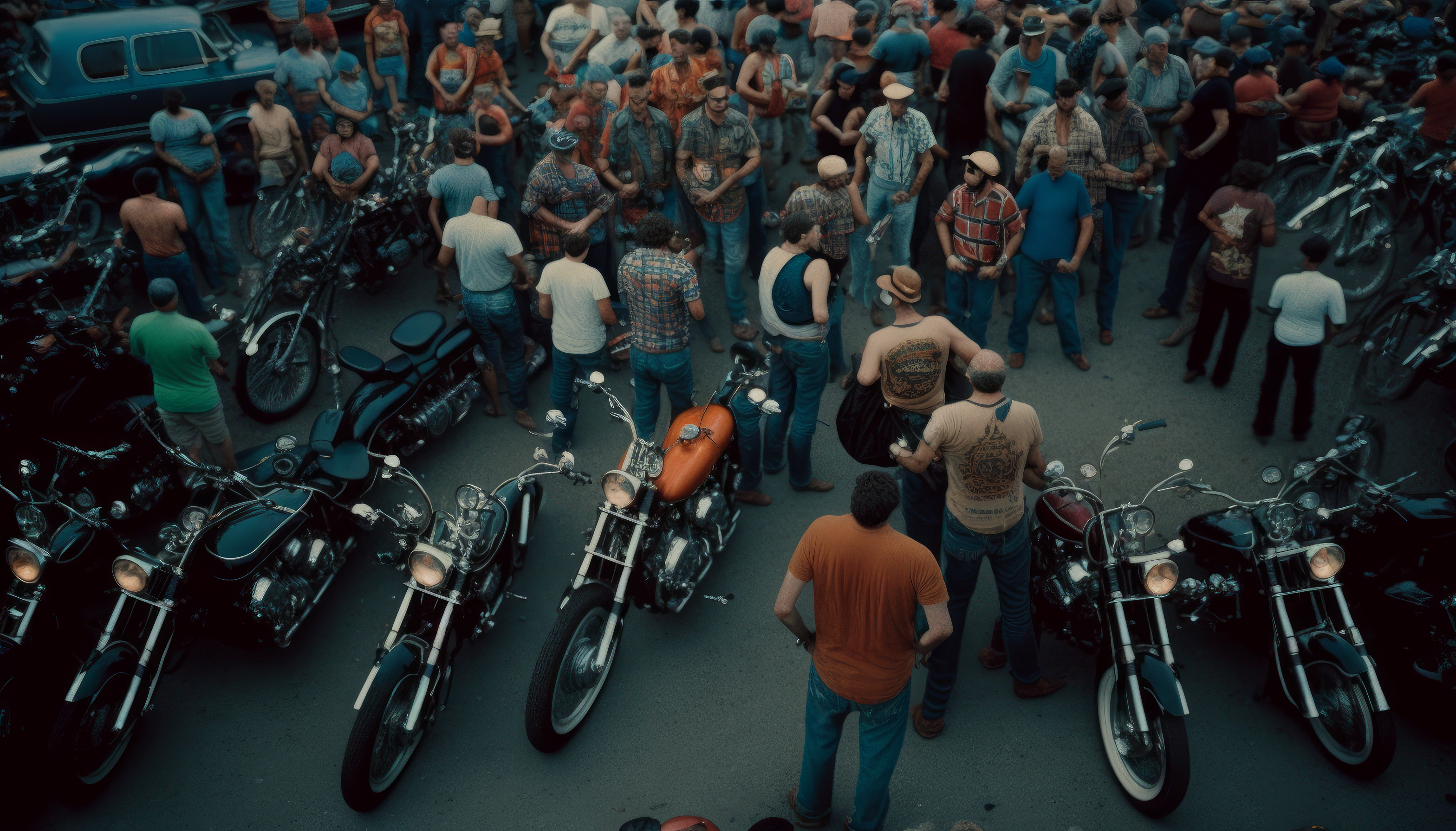 Taking out the bikes