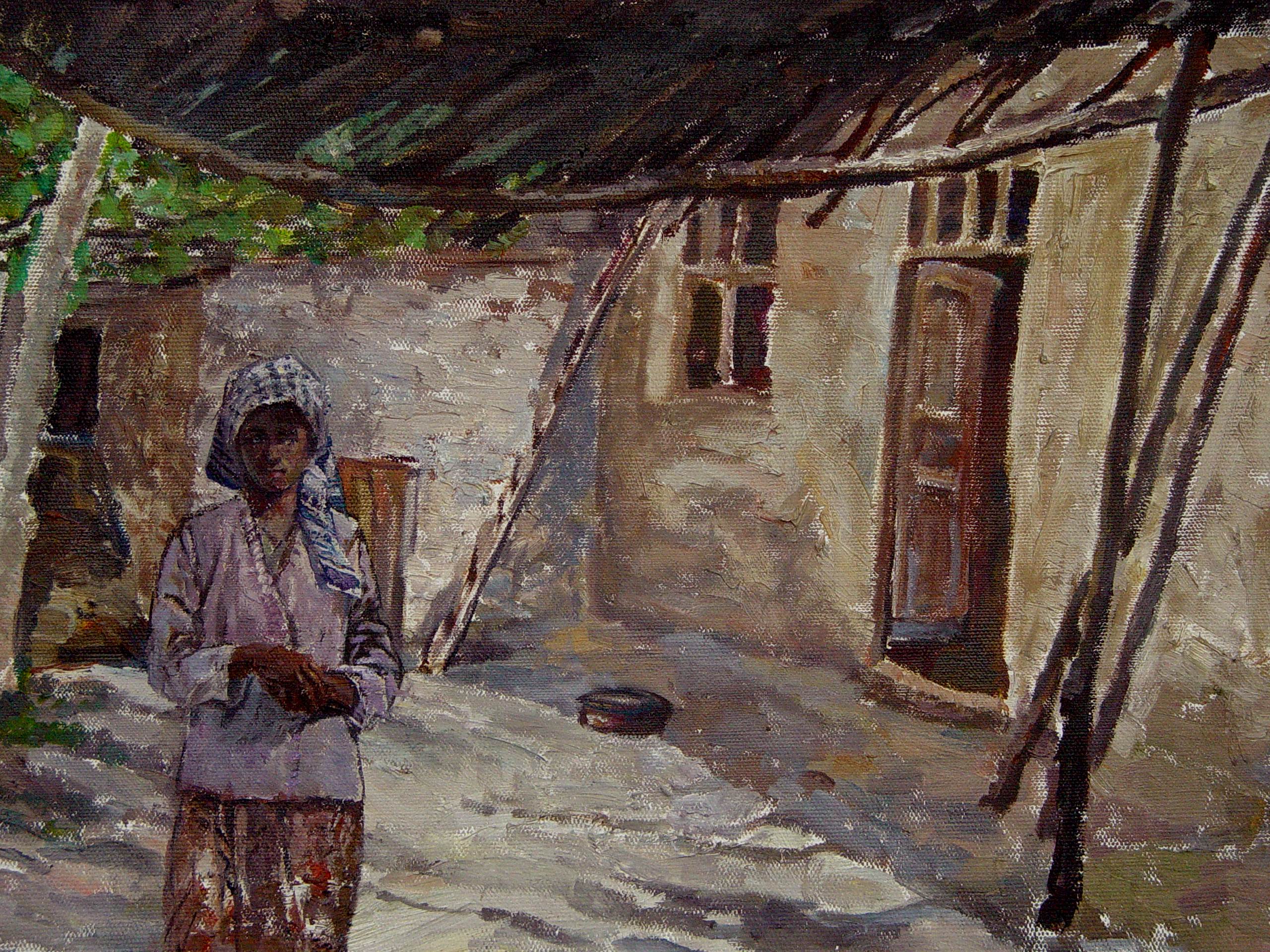 Sketching in Kashgar,