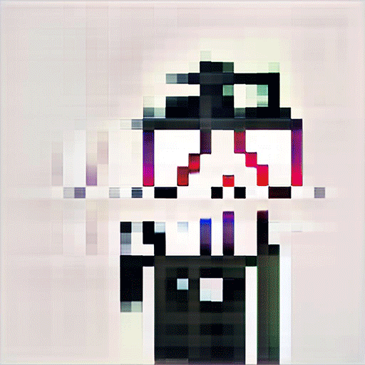 Silver Glitch skullGAN (25/128)