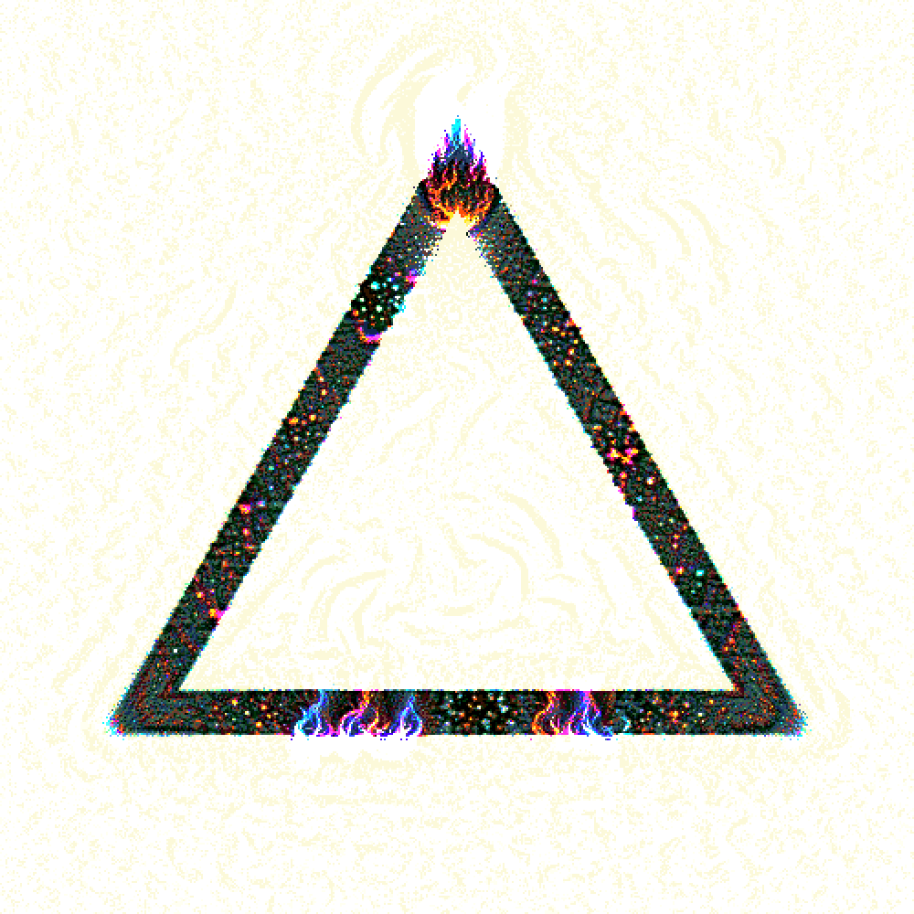 TRIPPY BURNING FIRE RUNE
