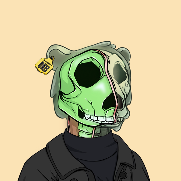 Zombie Okay Bear #3502