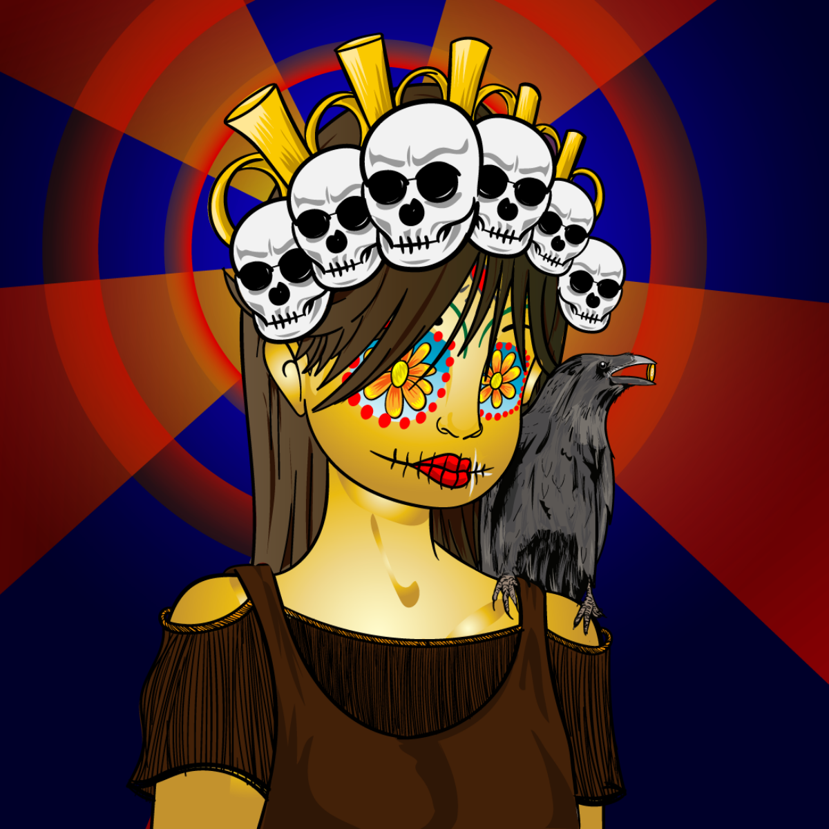 Day Of The Dead NFT #305