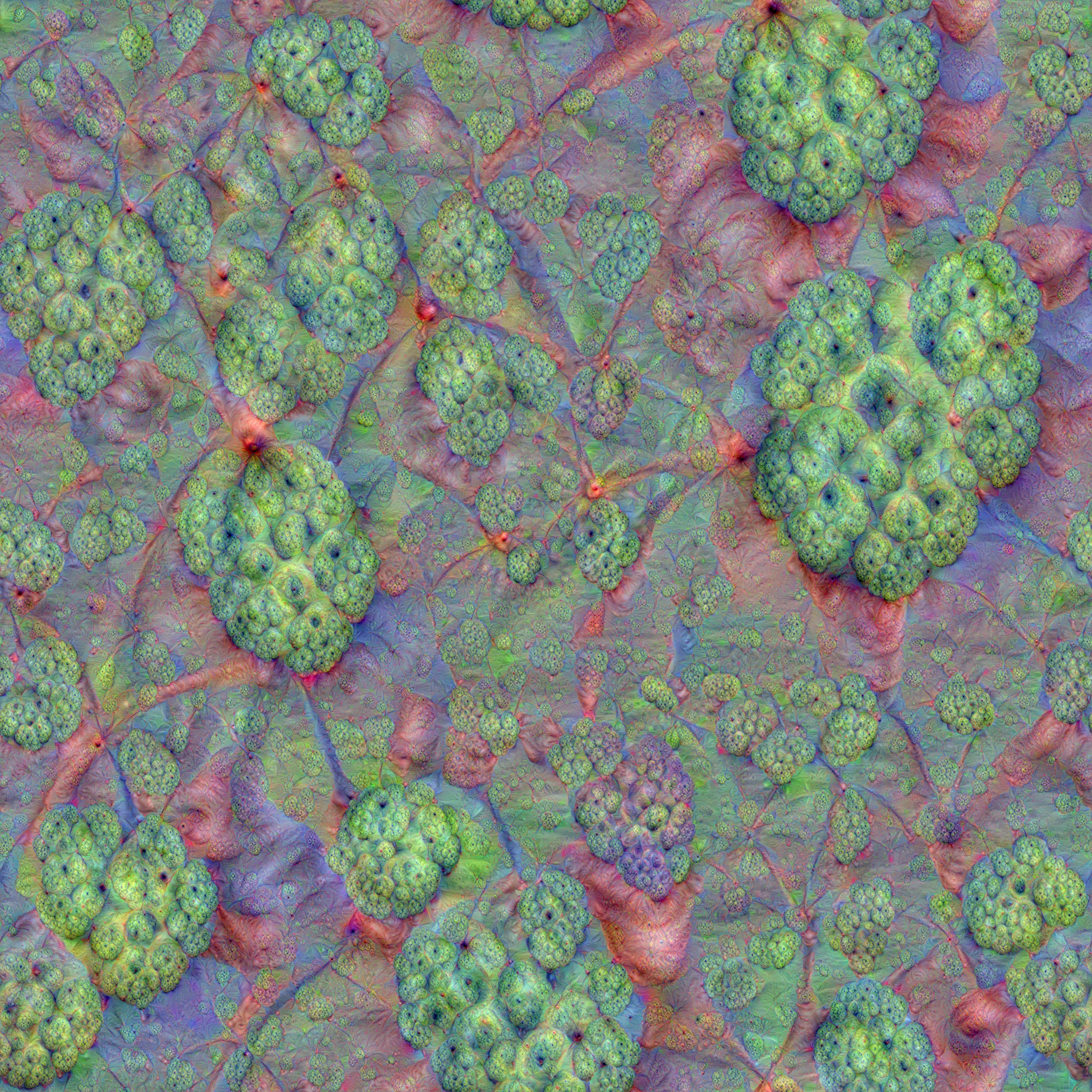  Custard Apple, 2015/05 DeepDream by Alex Mordvintsev