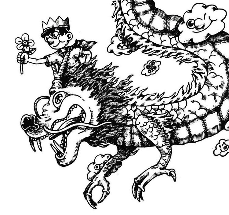 king tanpopoe play with dragon!!