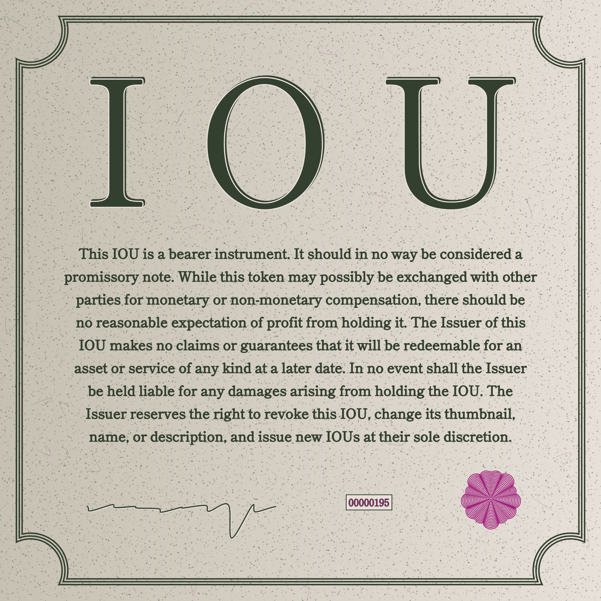 IOU #195