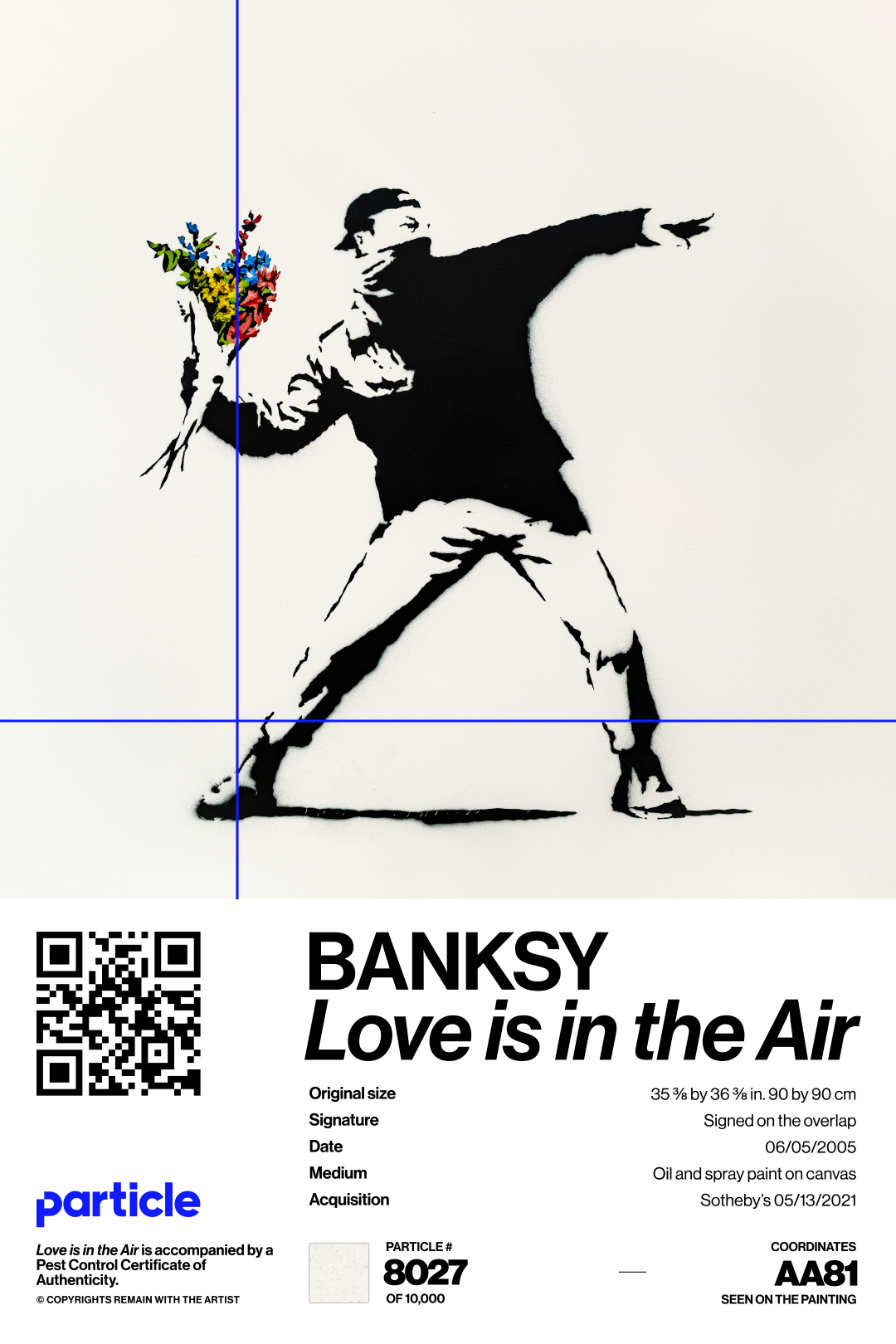 Banksy | Love Is In The Air #8027