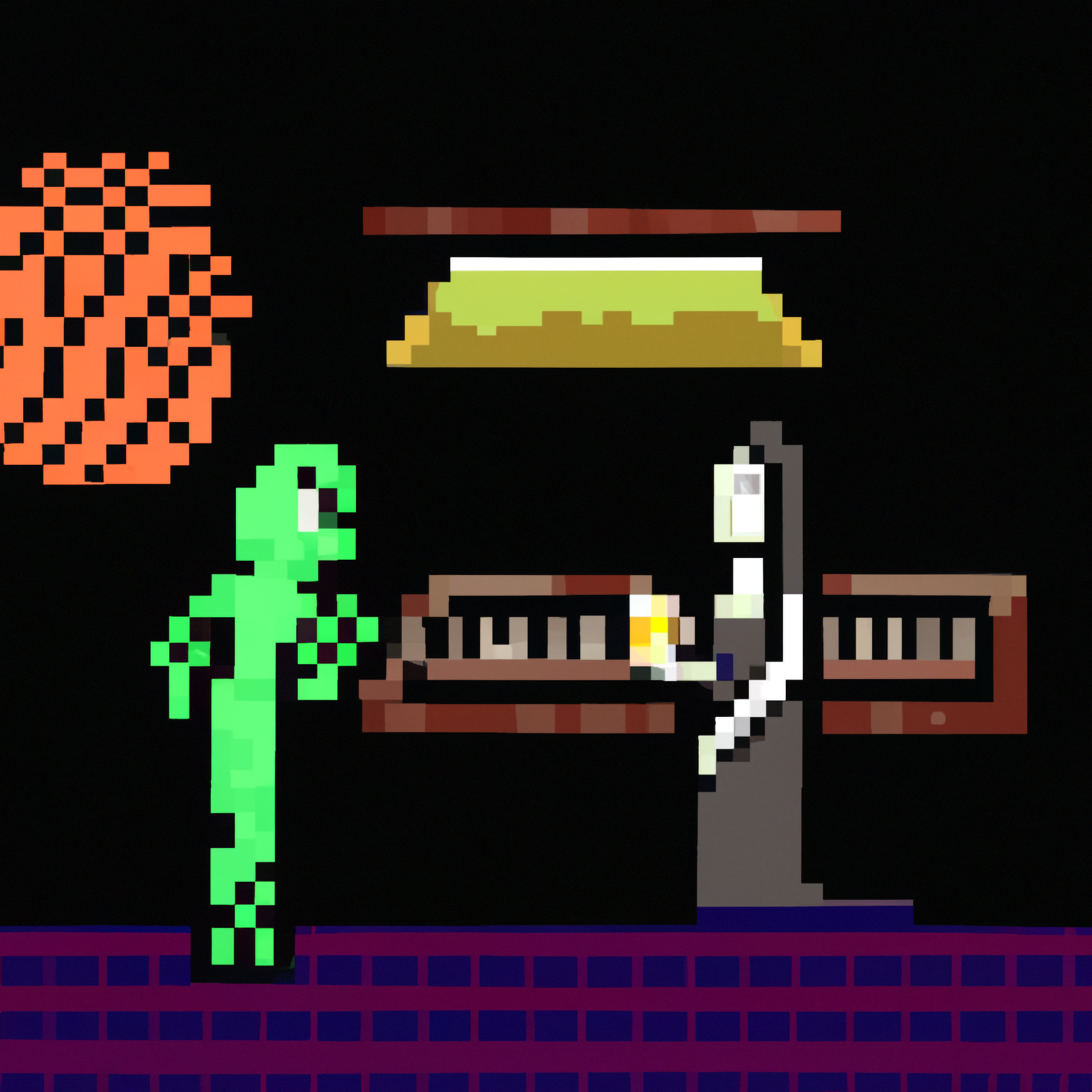 Mona Lisa Meets an Alien in a Bar #6