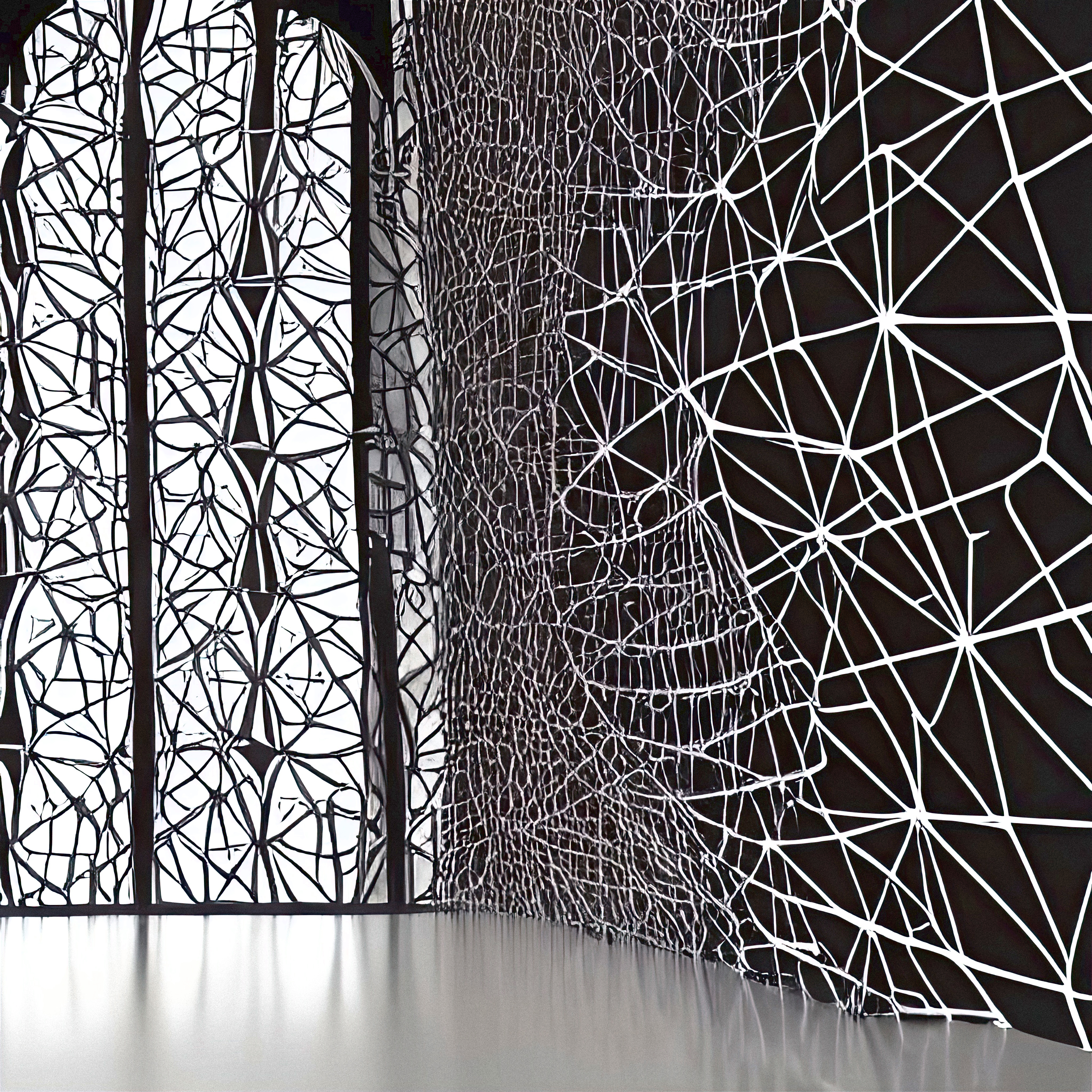 Silk Stained Glass #7