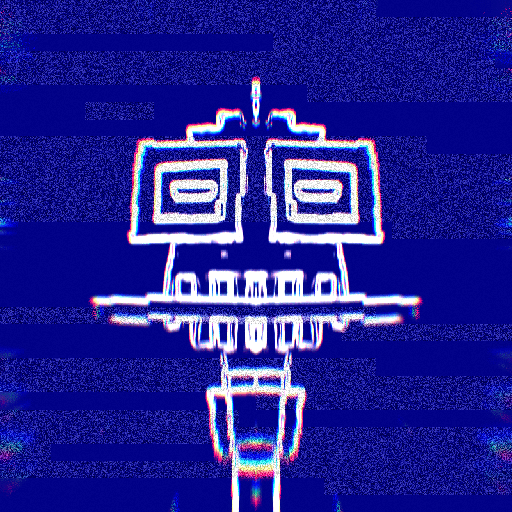 Slender glitchGAN