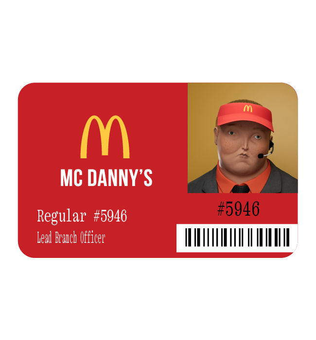 104.4 Ⓡ / week, McDanny's