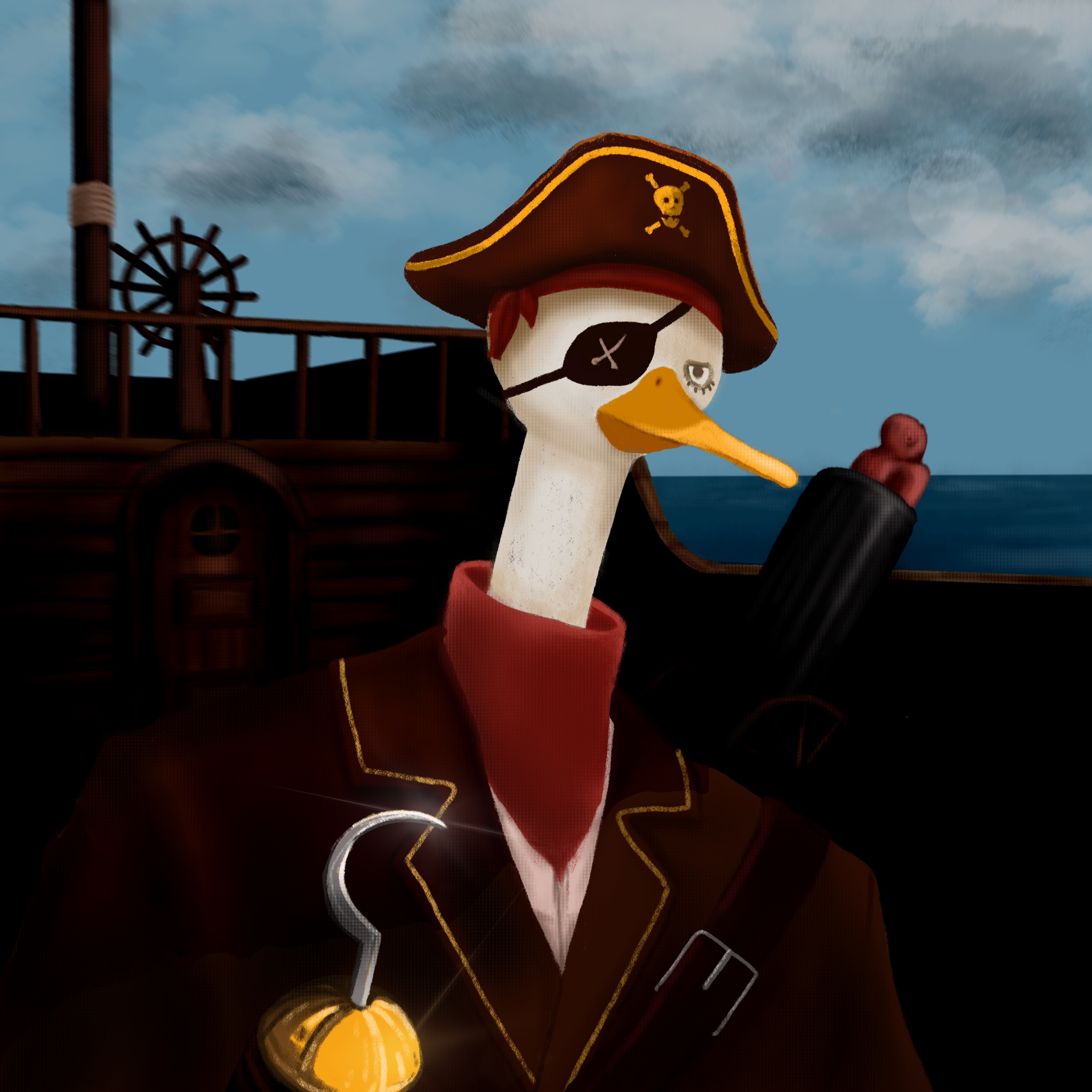Duck is a pirate 23