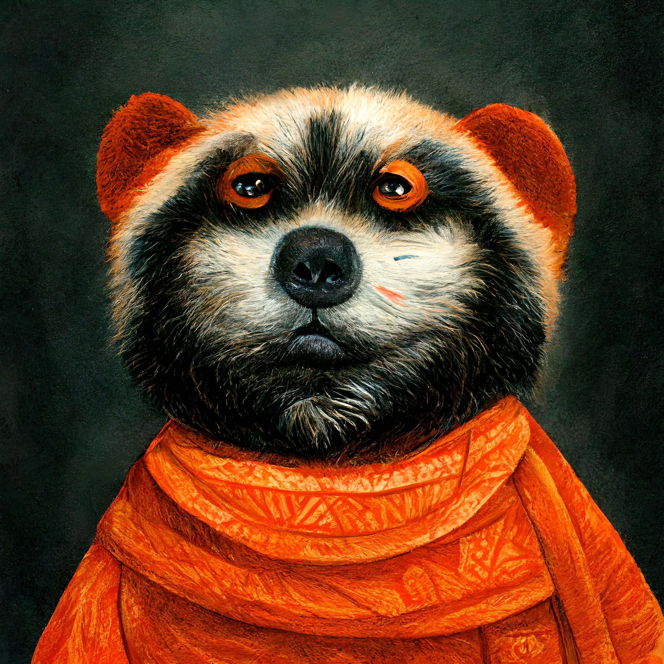 Tanuki in the Orange