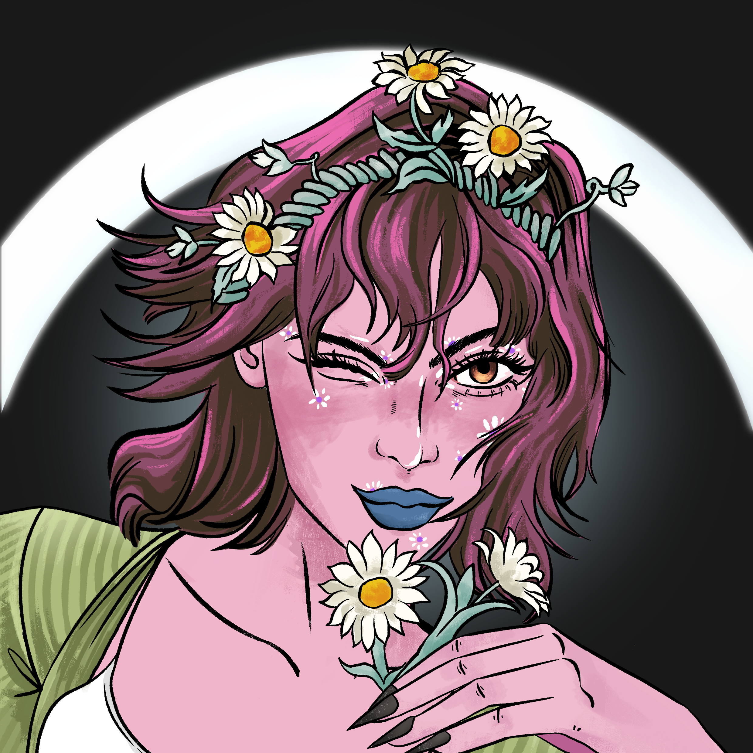 Girls and Flowers #3776