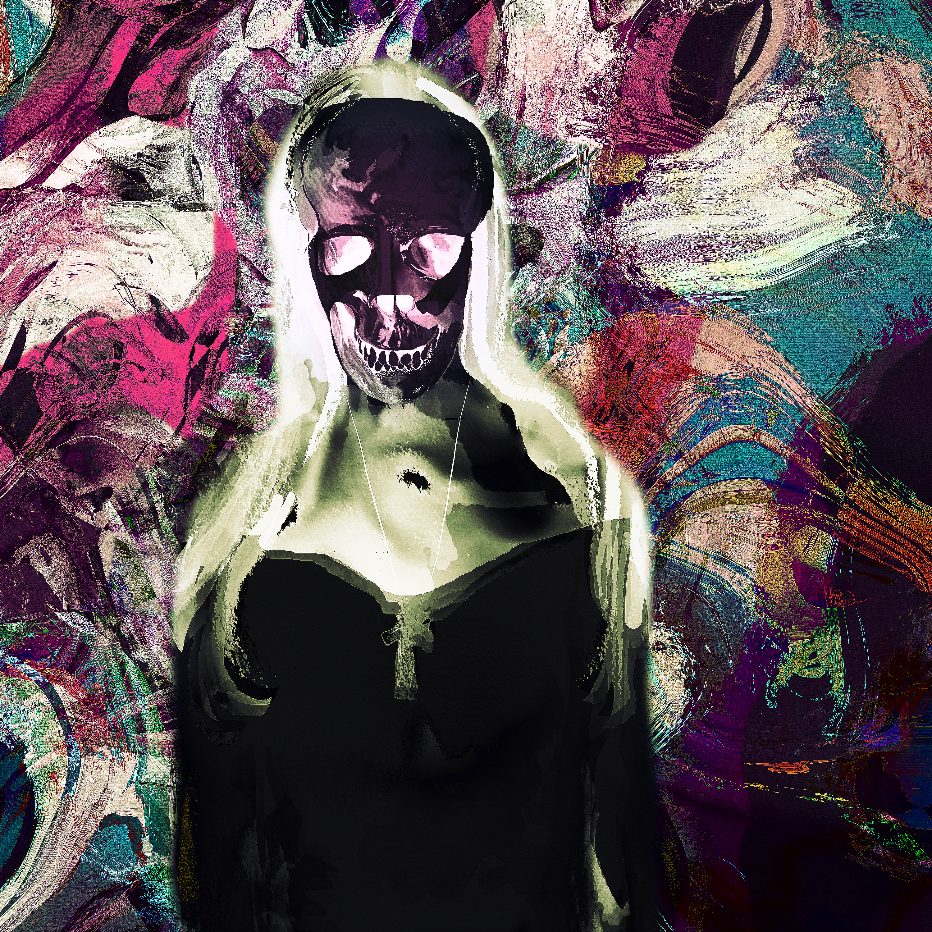 Skull Abstract Legend 