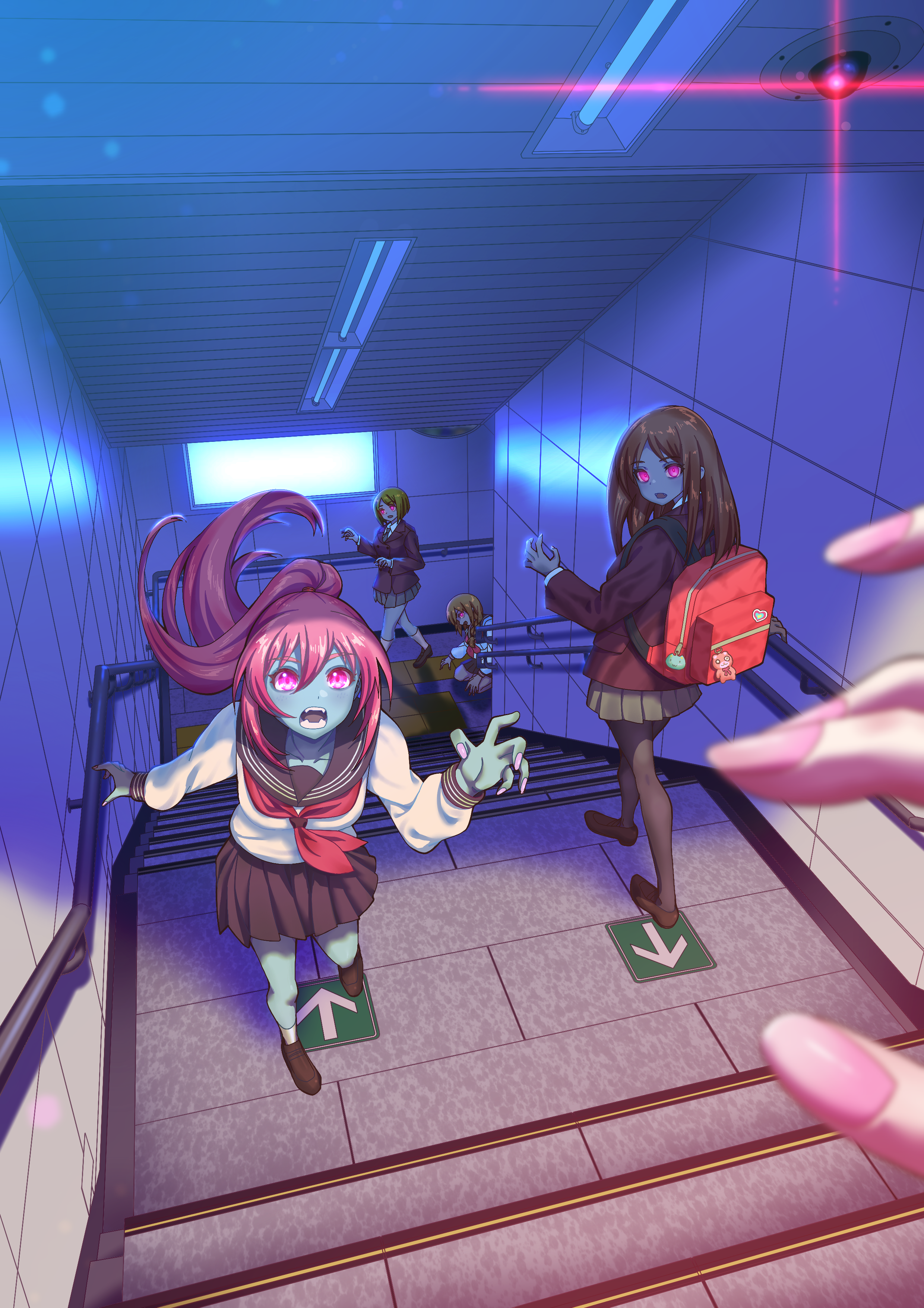 Stairway to the subway