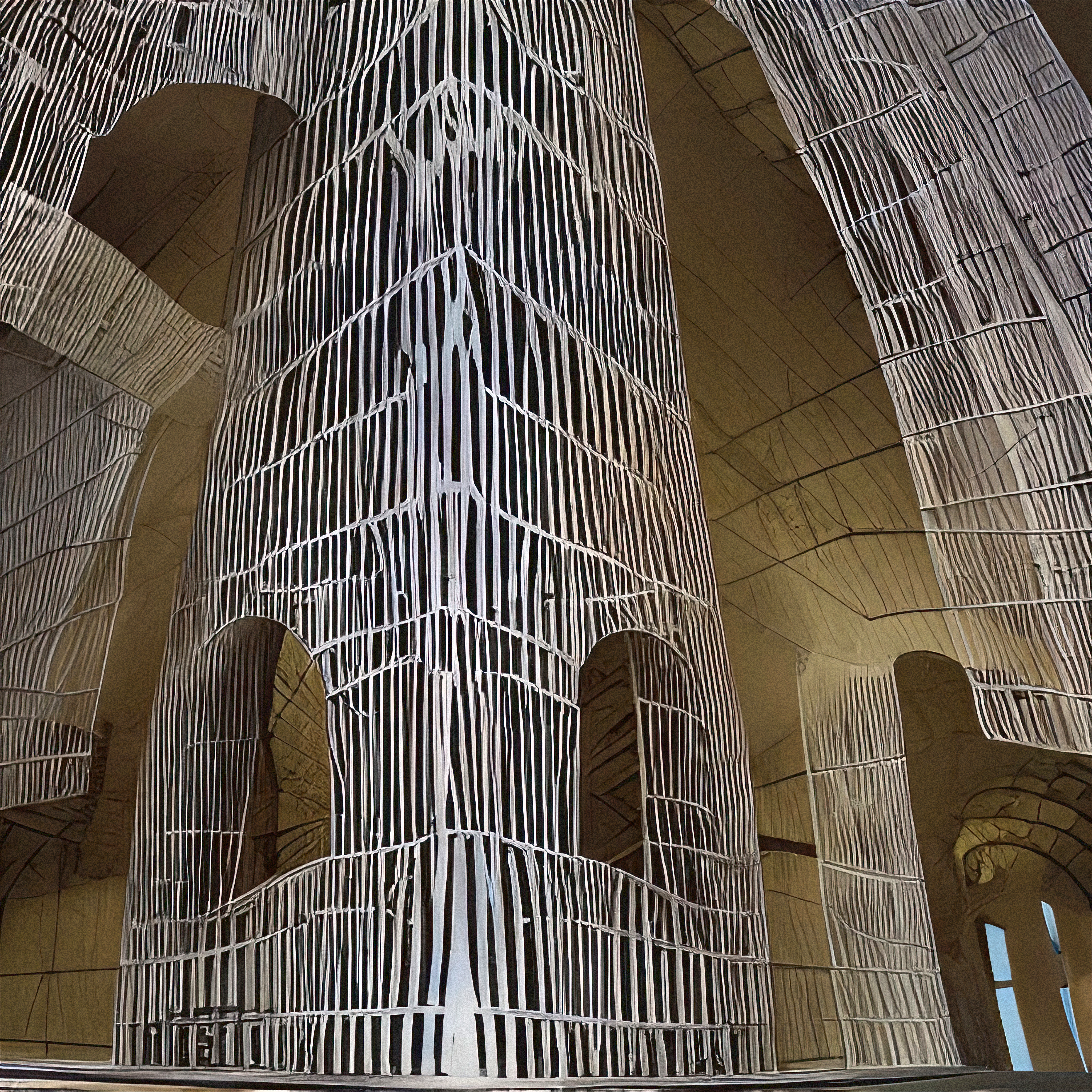 Silk Stained Glass #25