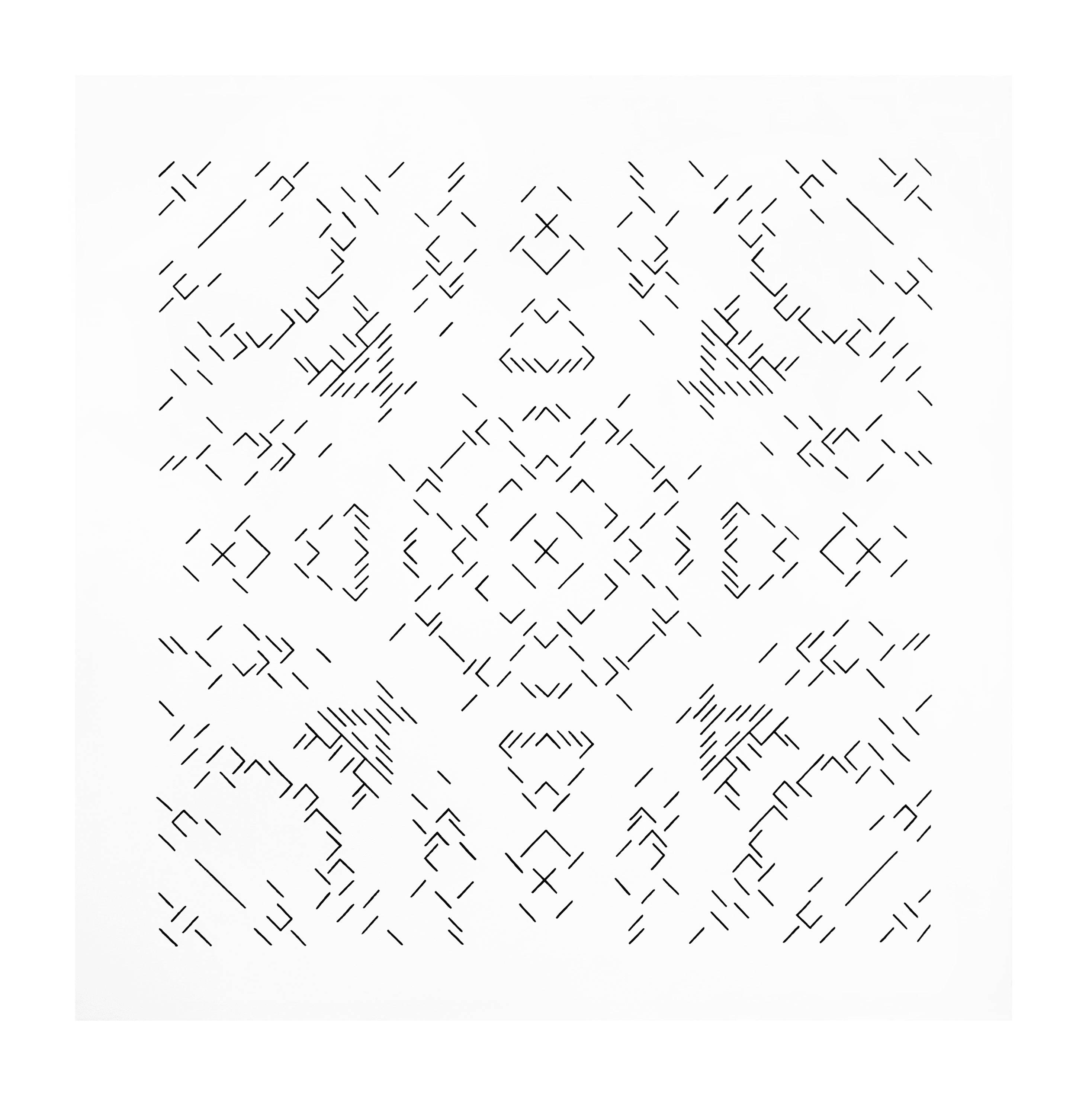 Autoglyph #290 - Physical painting 