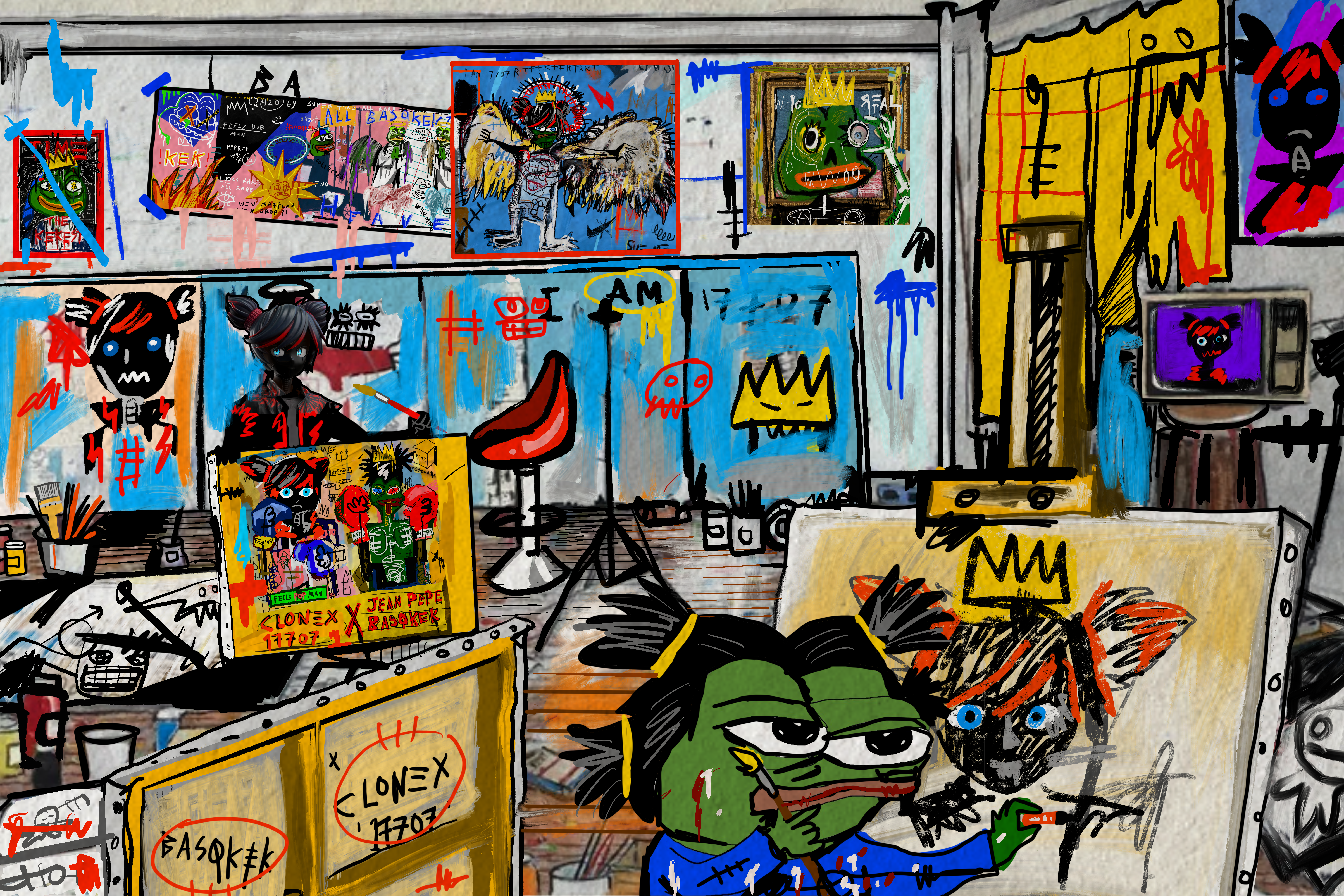 CloneX 17707 Artist in Residence