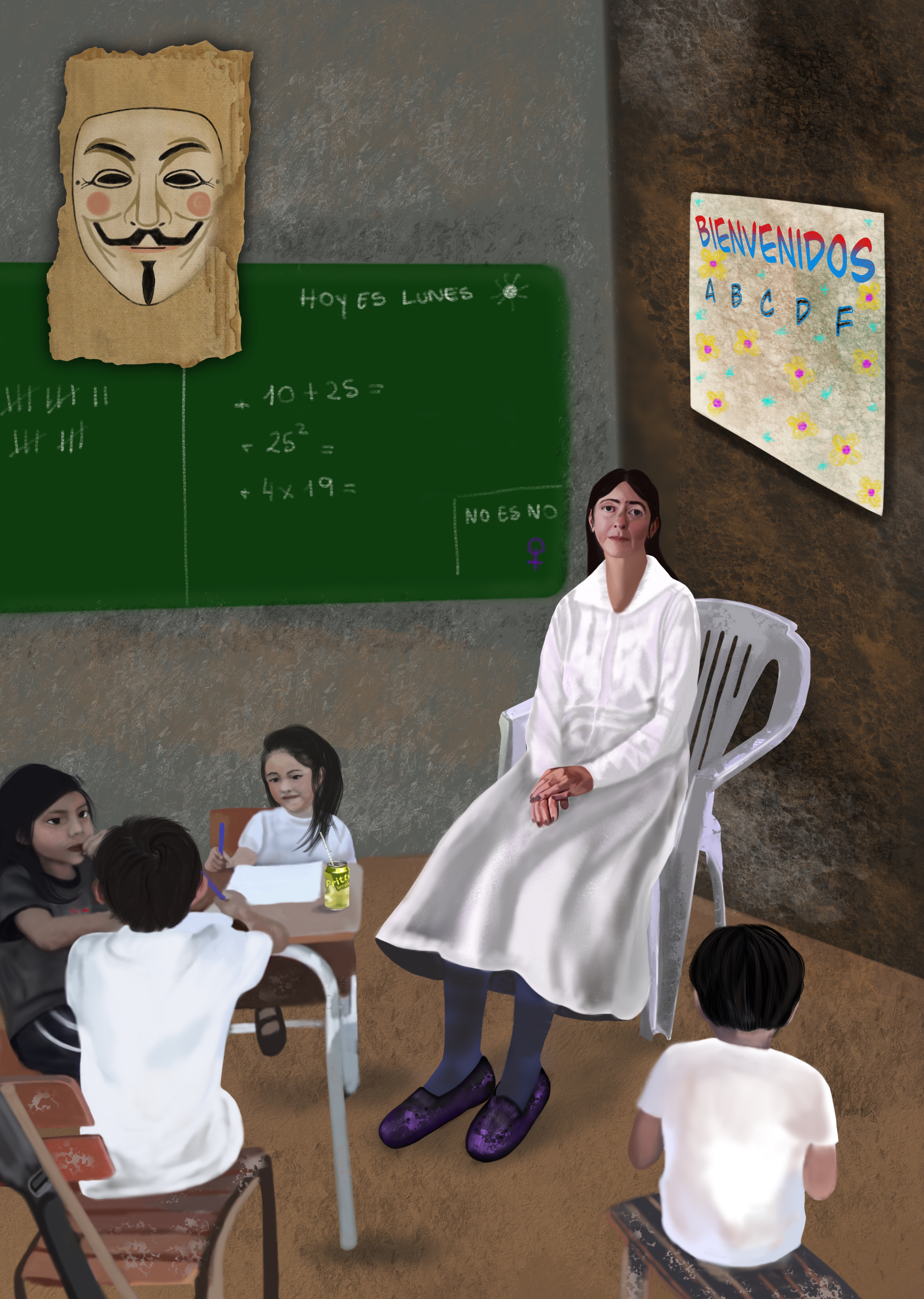 Shadows of a cliché: Guy Fawkes Mask