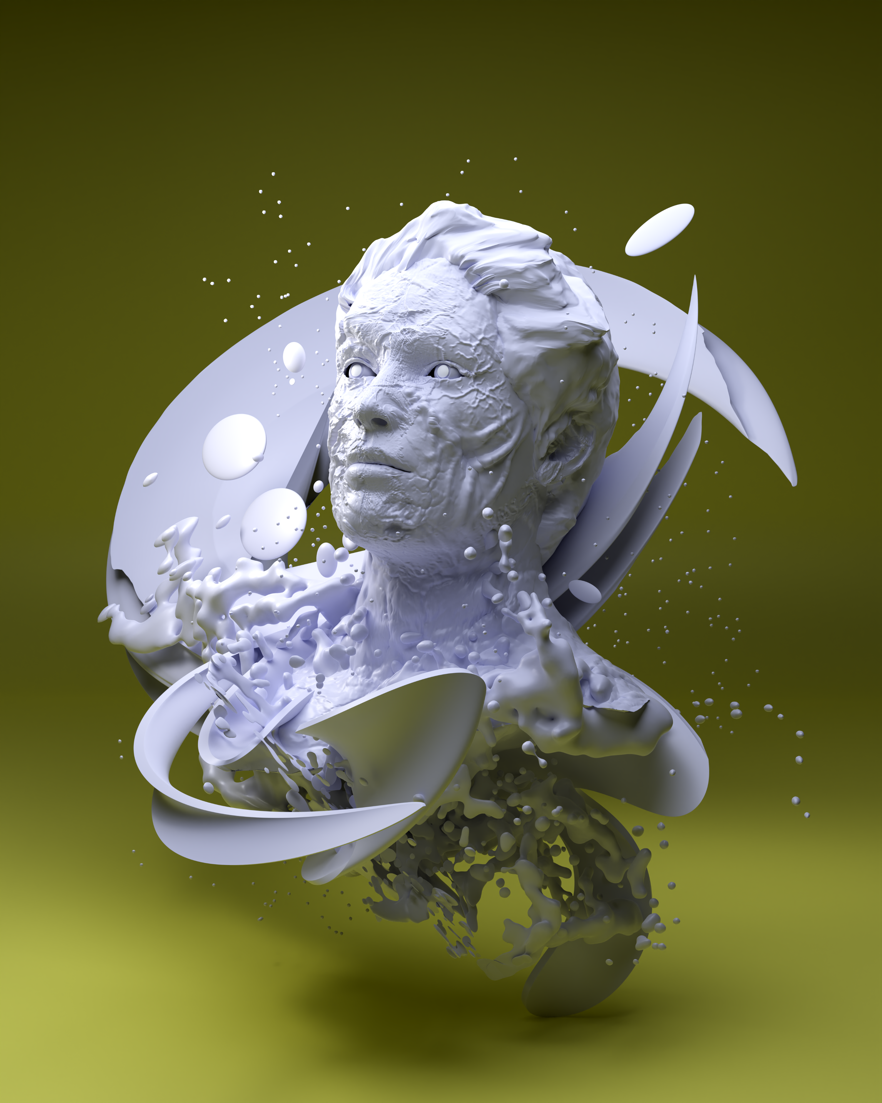 Portrait of a Collector (Yellow)