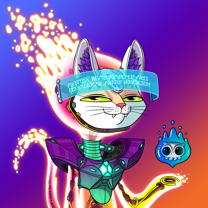 Alien Cat #1056