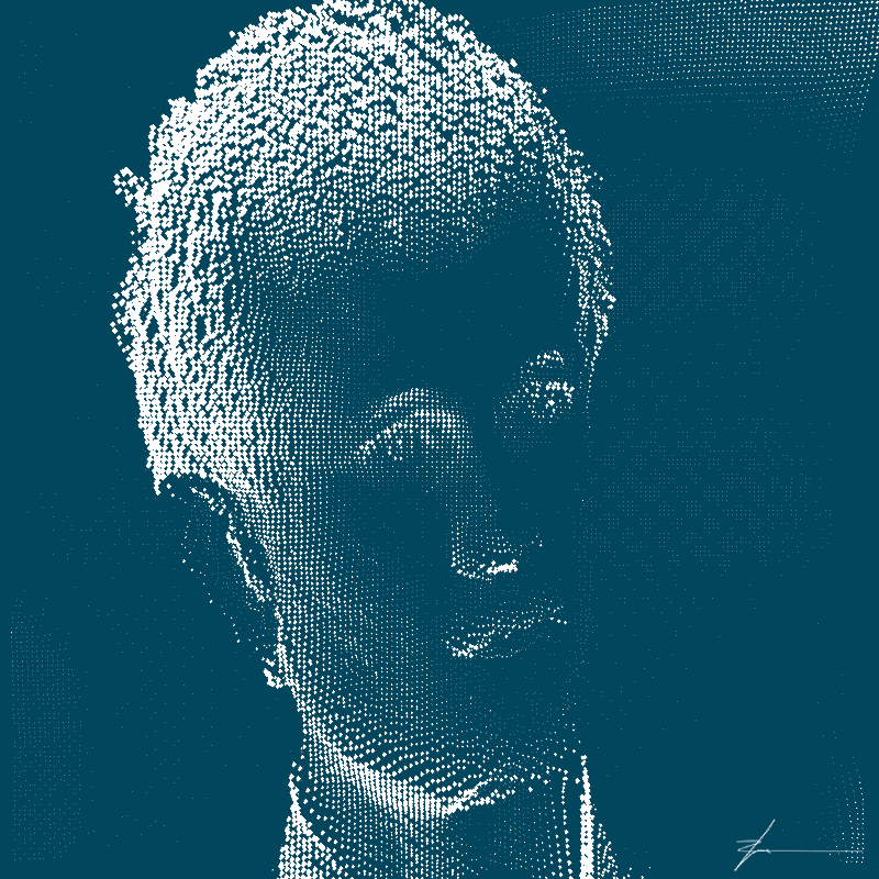 Vitalik Generatives (Aegean Blue)