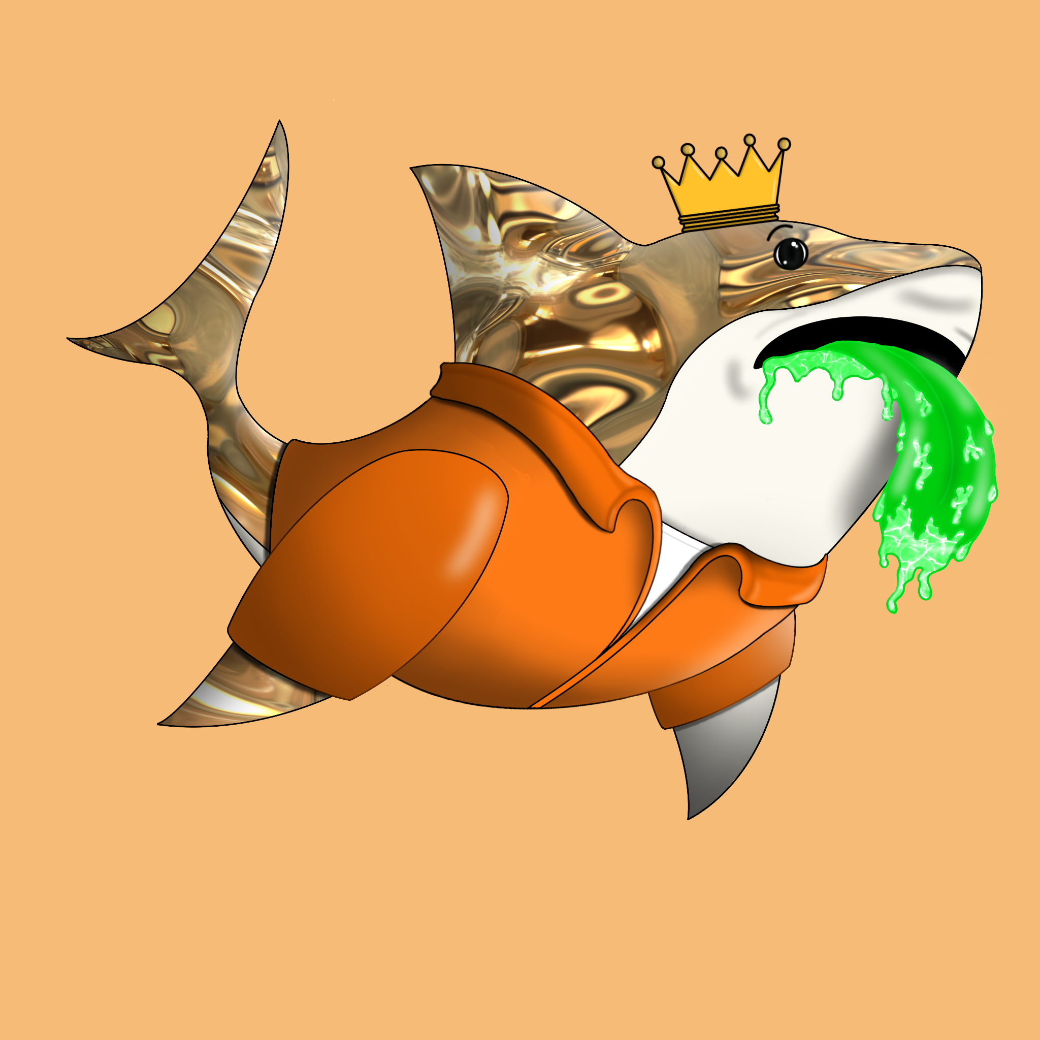 Wavy Shark #1847