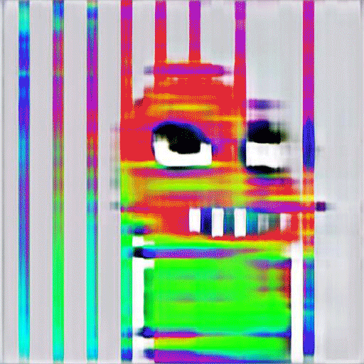 Rainbow monsterGAN (486/512)