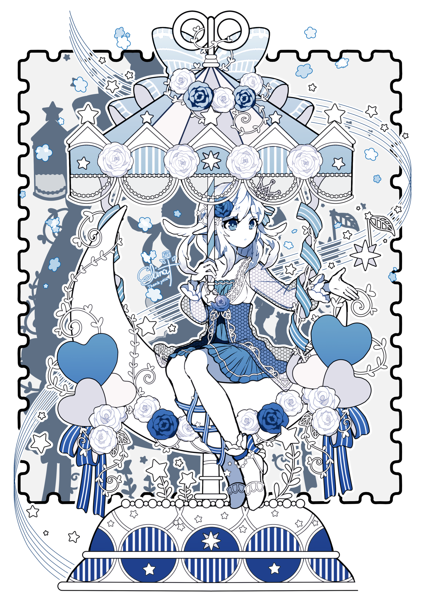 Music box playing the stars