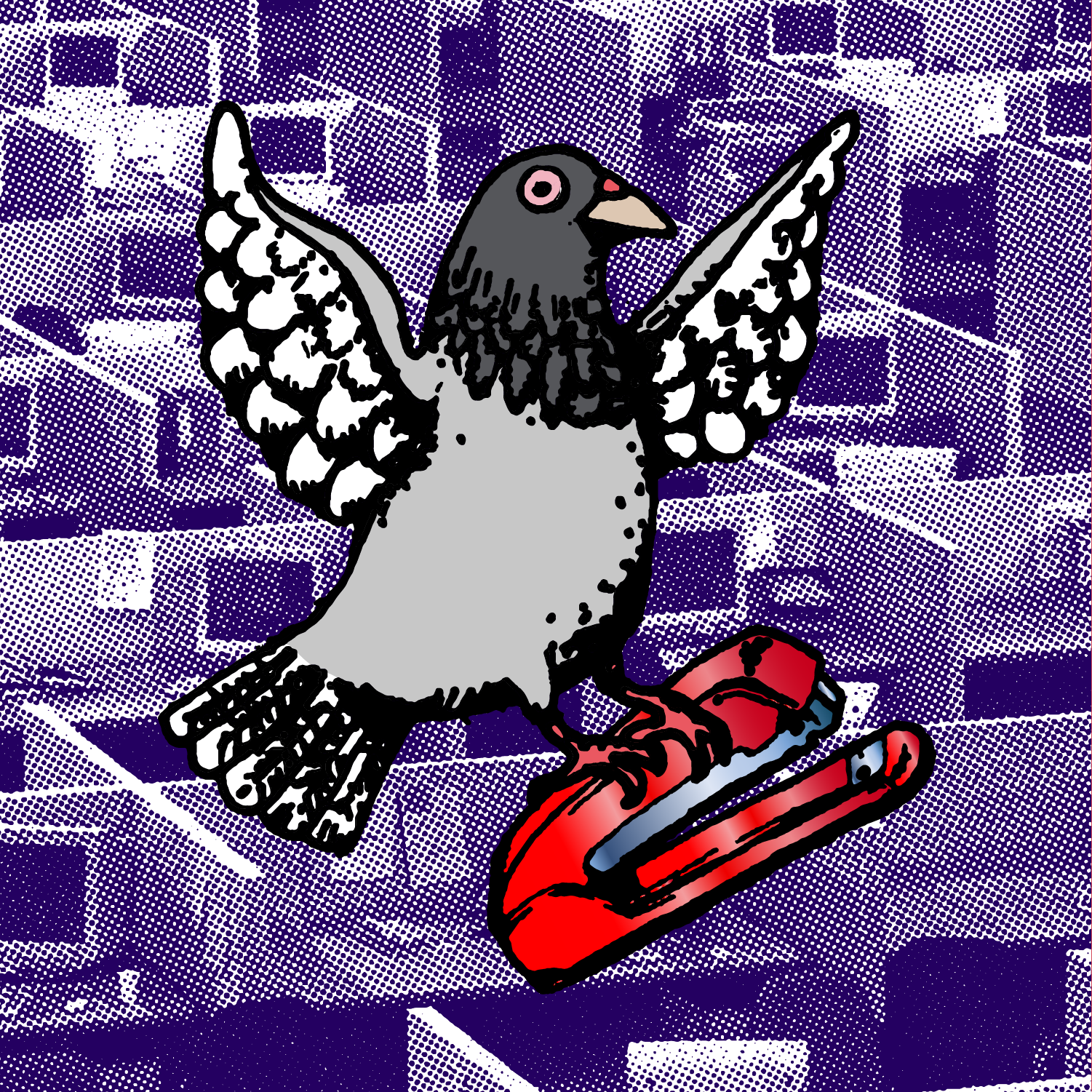 Hood Pigeon #2694