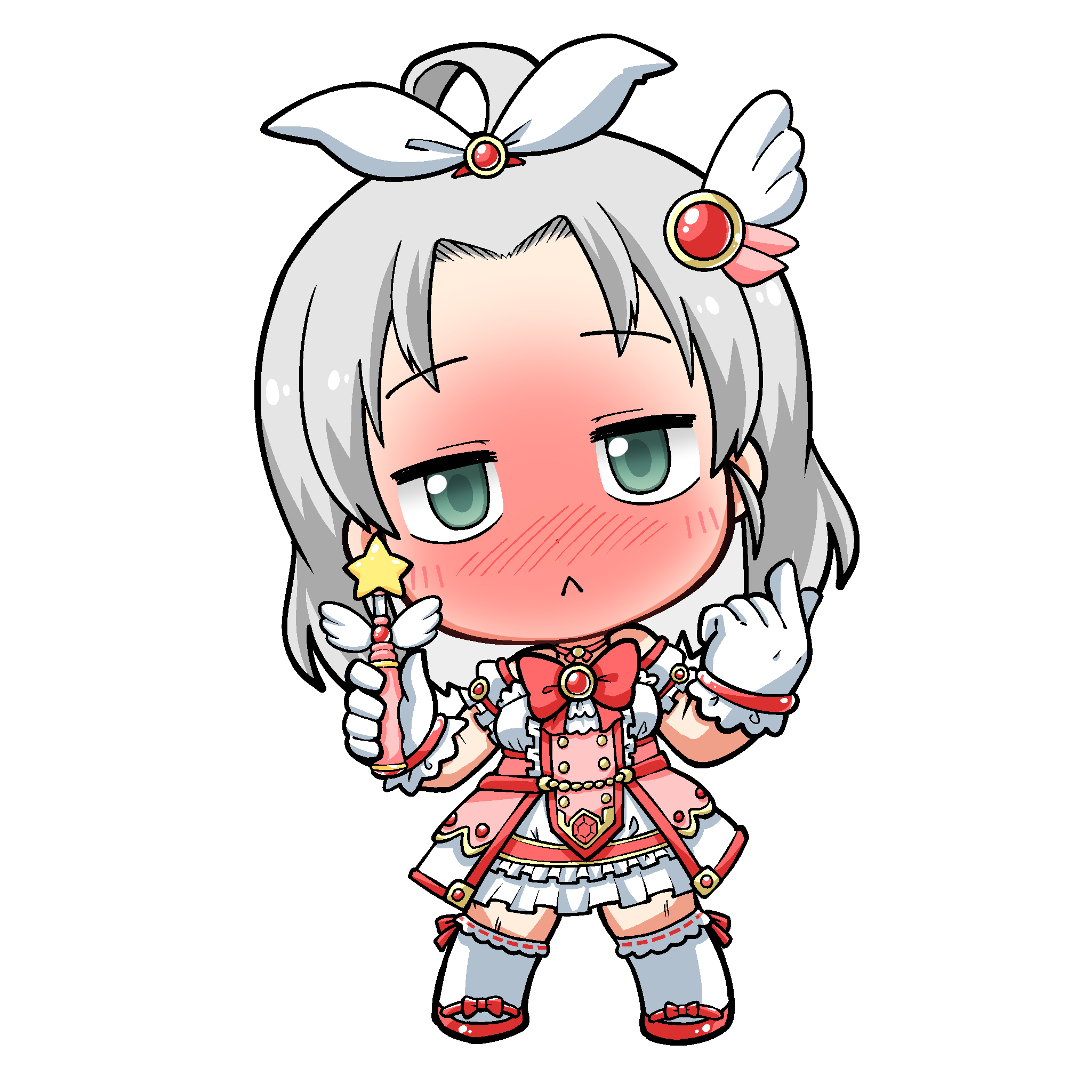 Tere QN! silver magical girl #6503