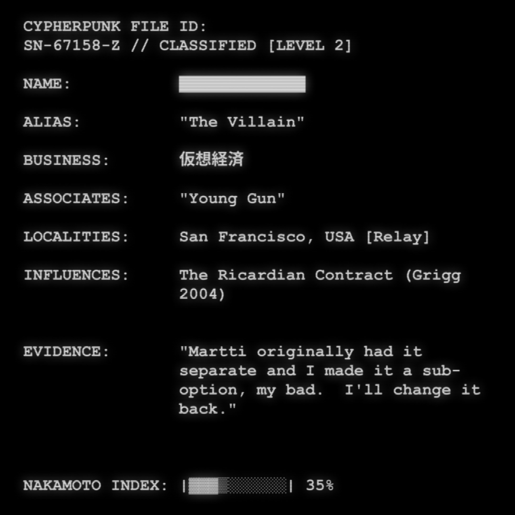 CYPHERPUNK FILES #6988