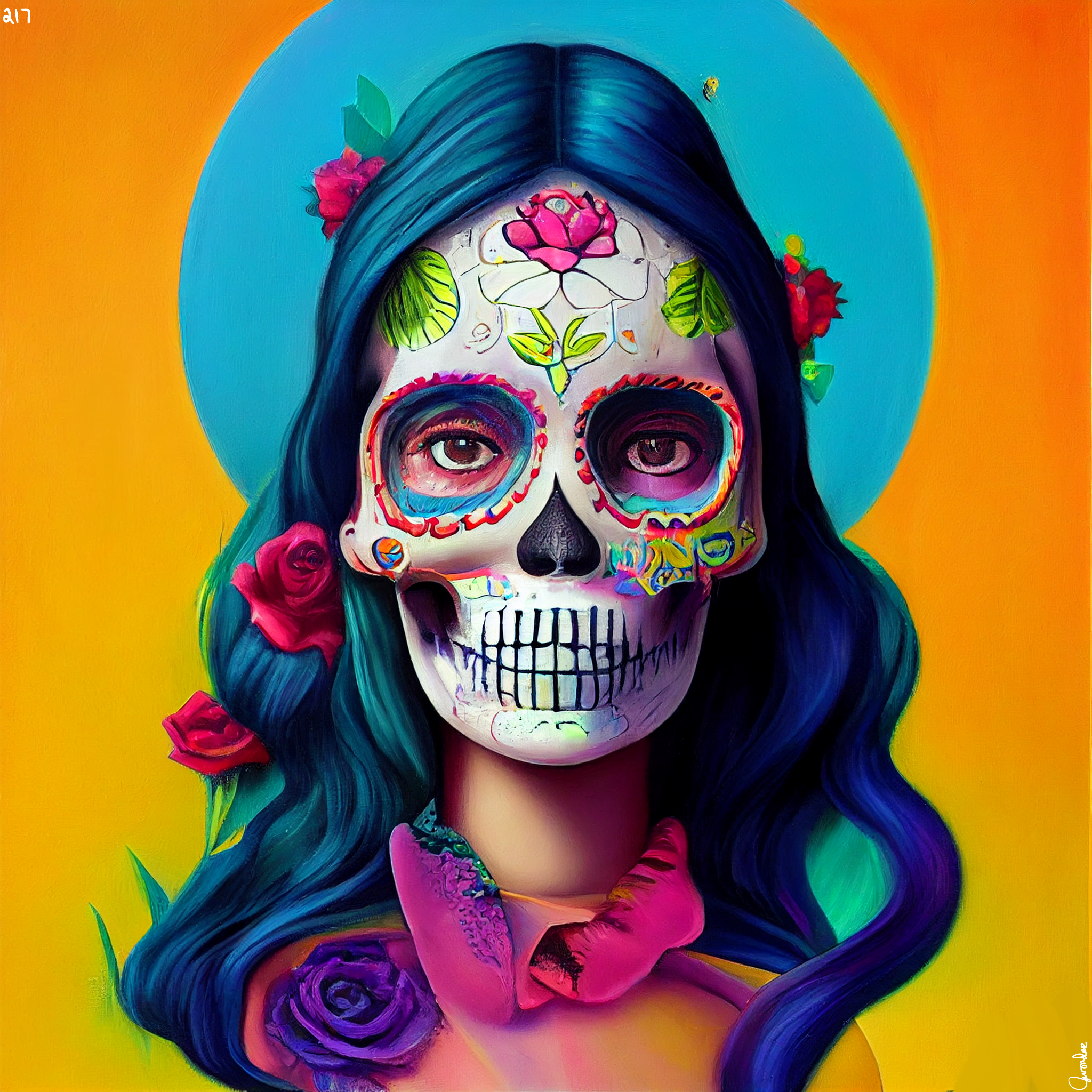 sugar skull #217