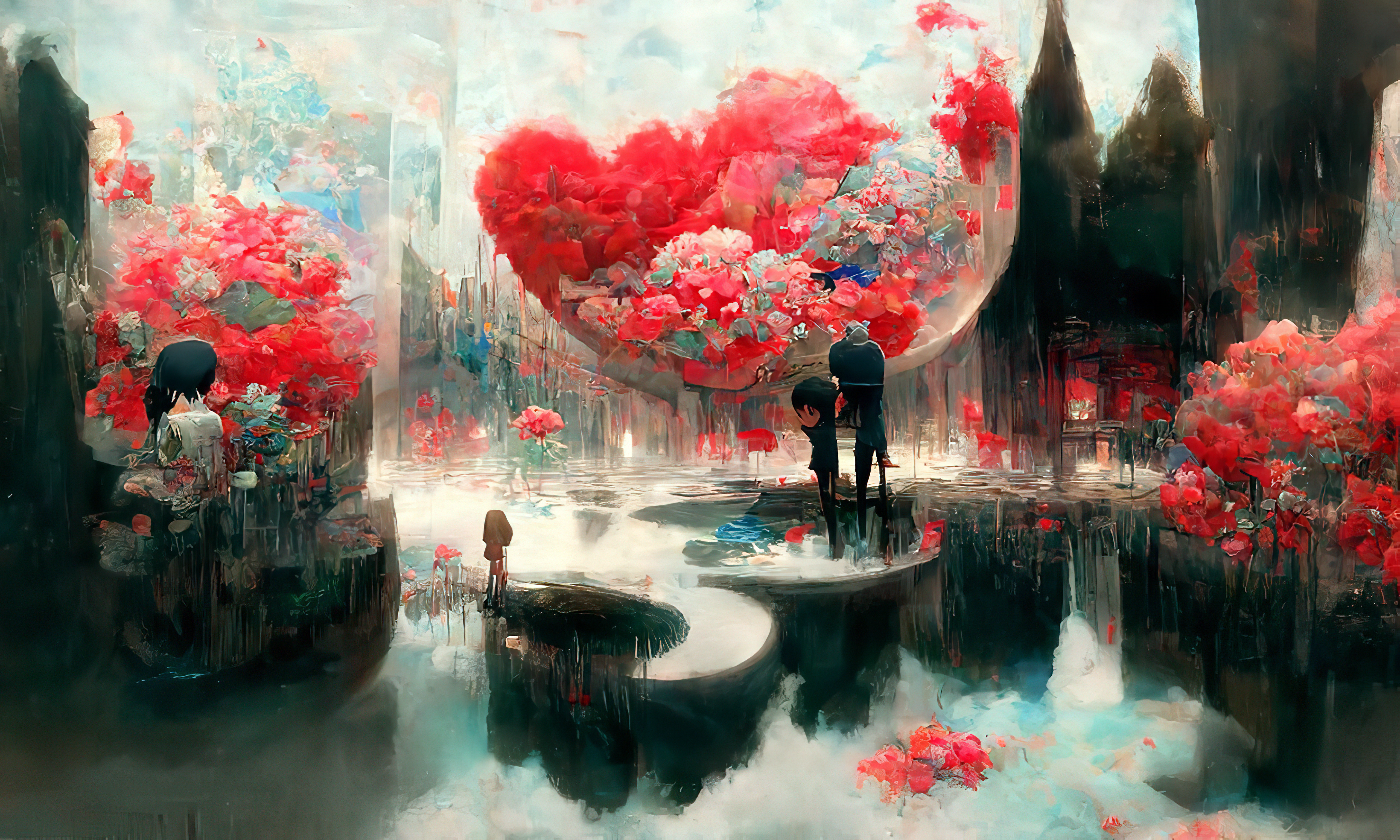 心には 下ゆく水の わきかへり 言はで思ふぞ 言ふにまされる