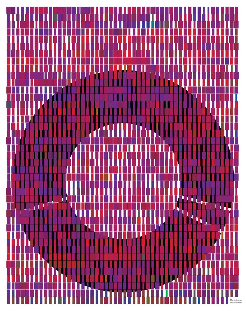 Seed Phrase Words Visualization RGBCSV White Edition