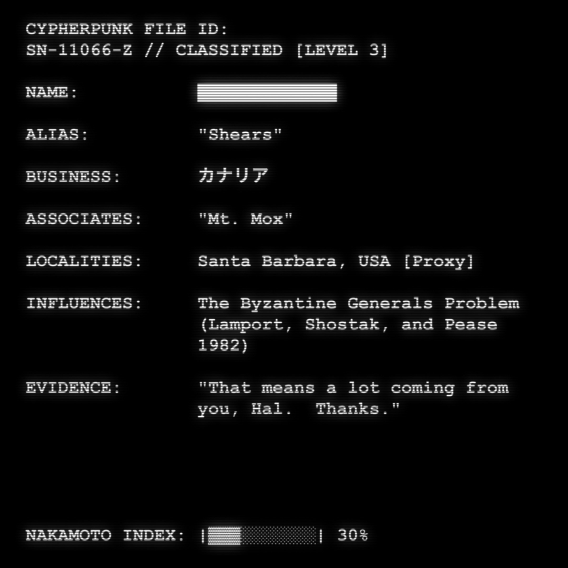 CYPHERPUNK FILES #6985