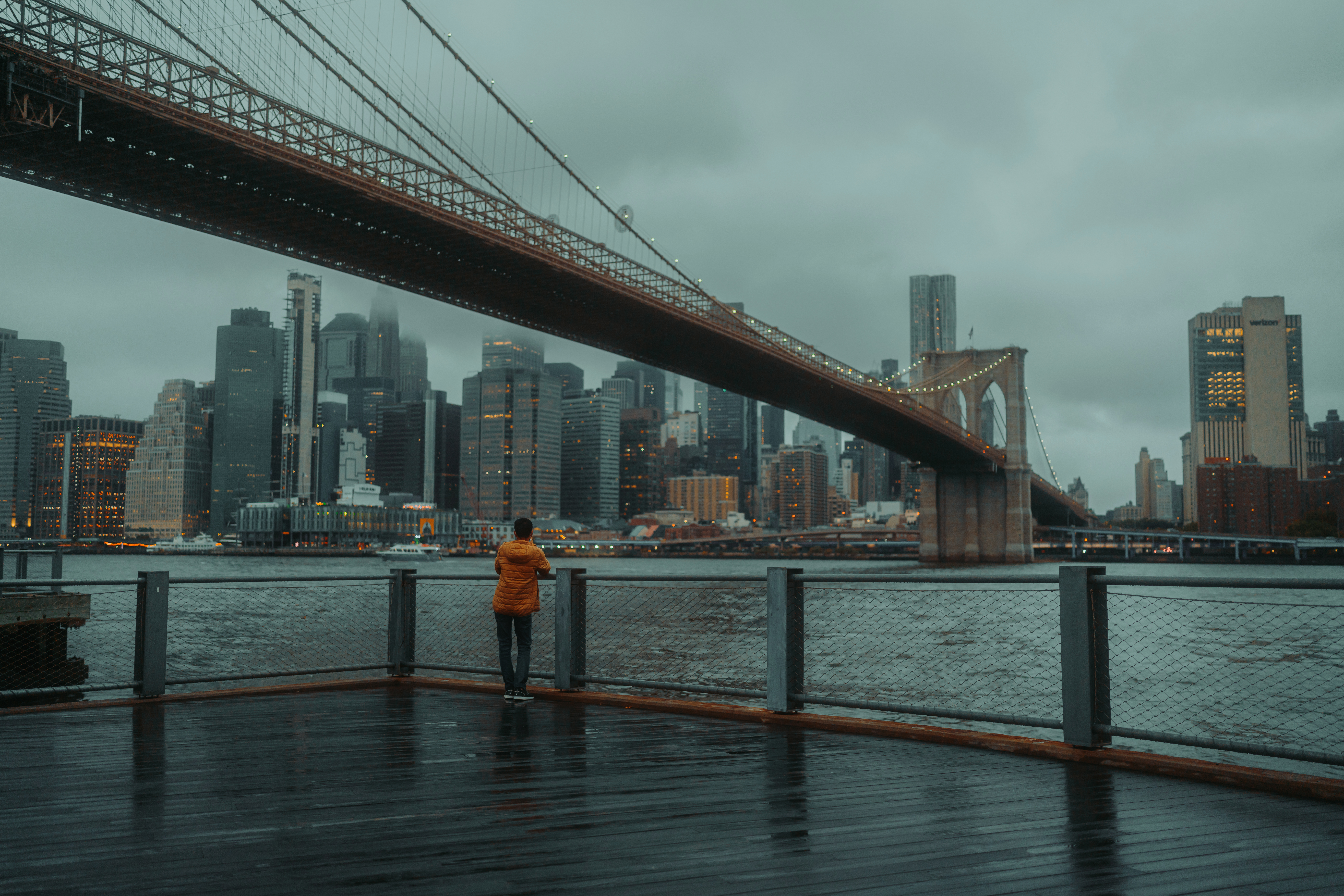 Man in the yellow jacket