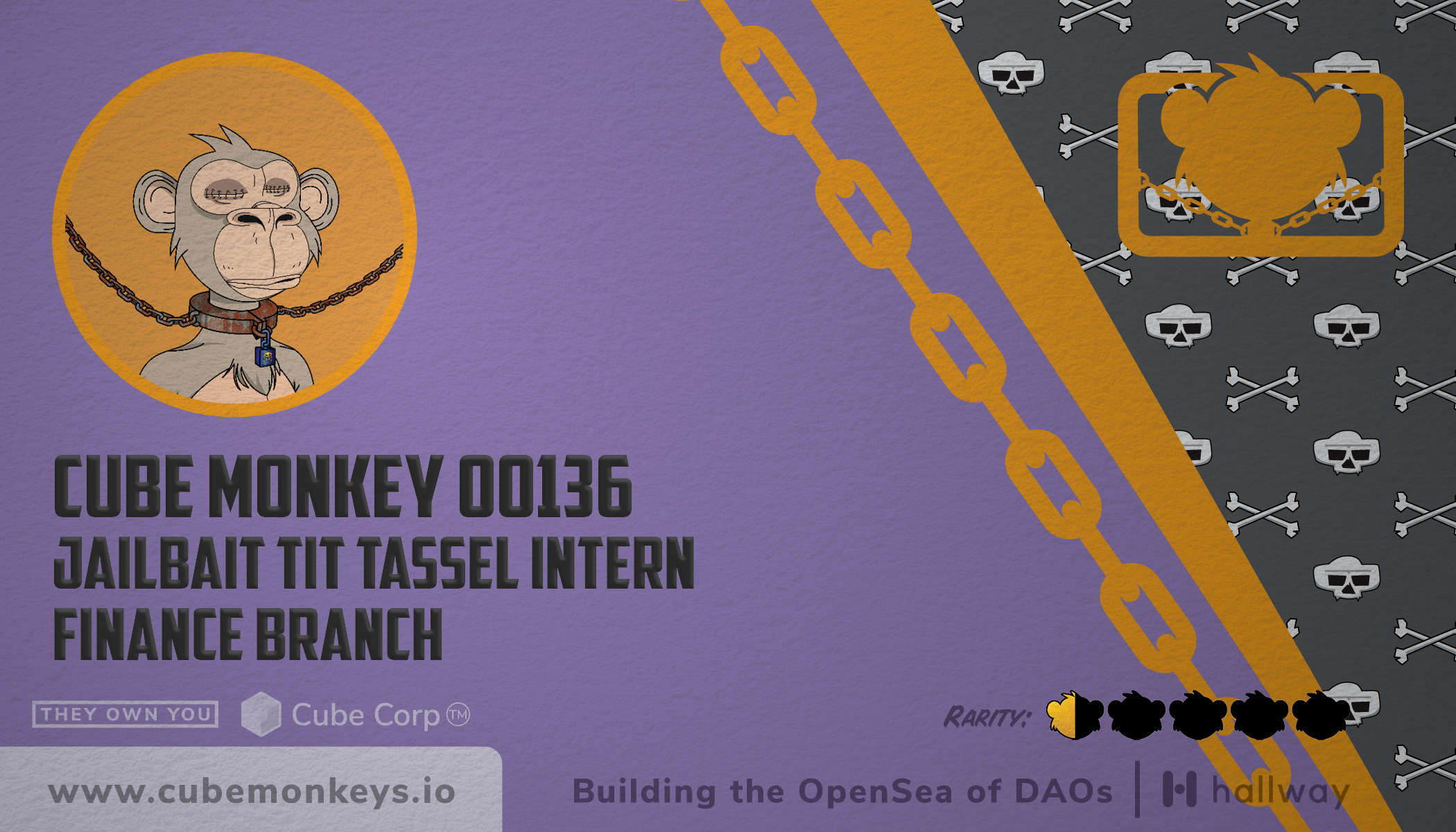 Cube Monkey #136's Business Card