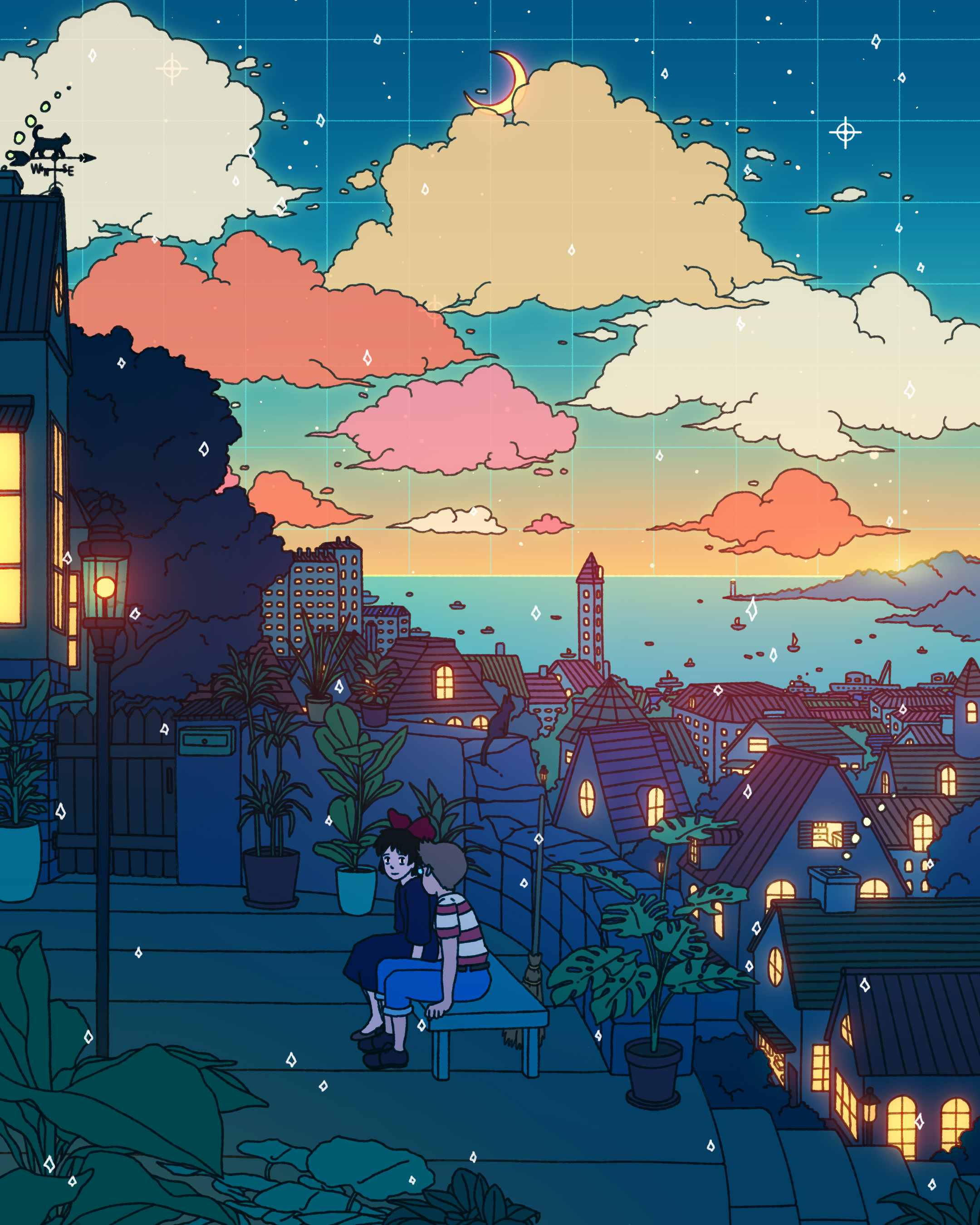 Town with an Ocean View