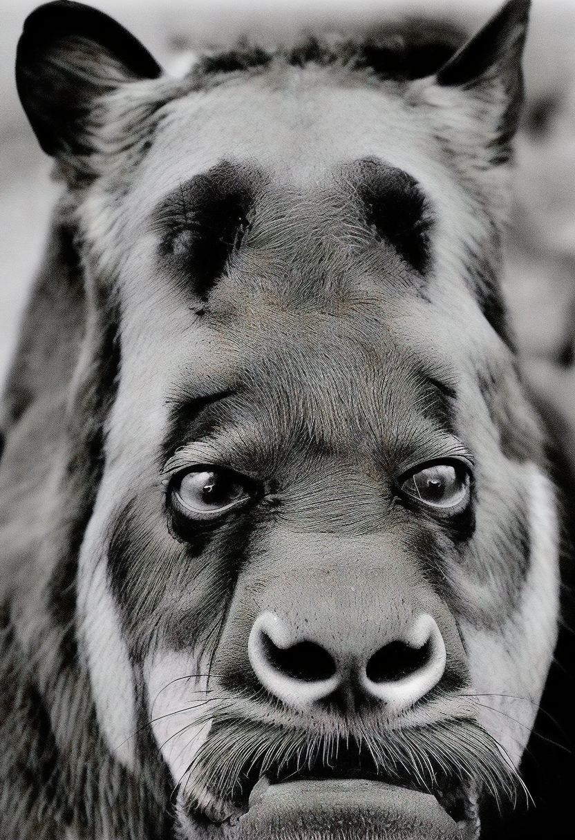 The Chinese Unicorn: Image Generated by Borges + Guerrero's Spanish Text