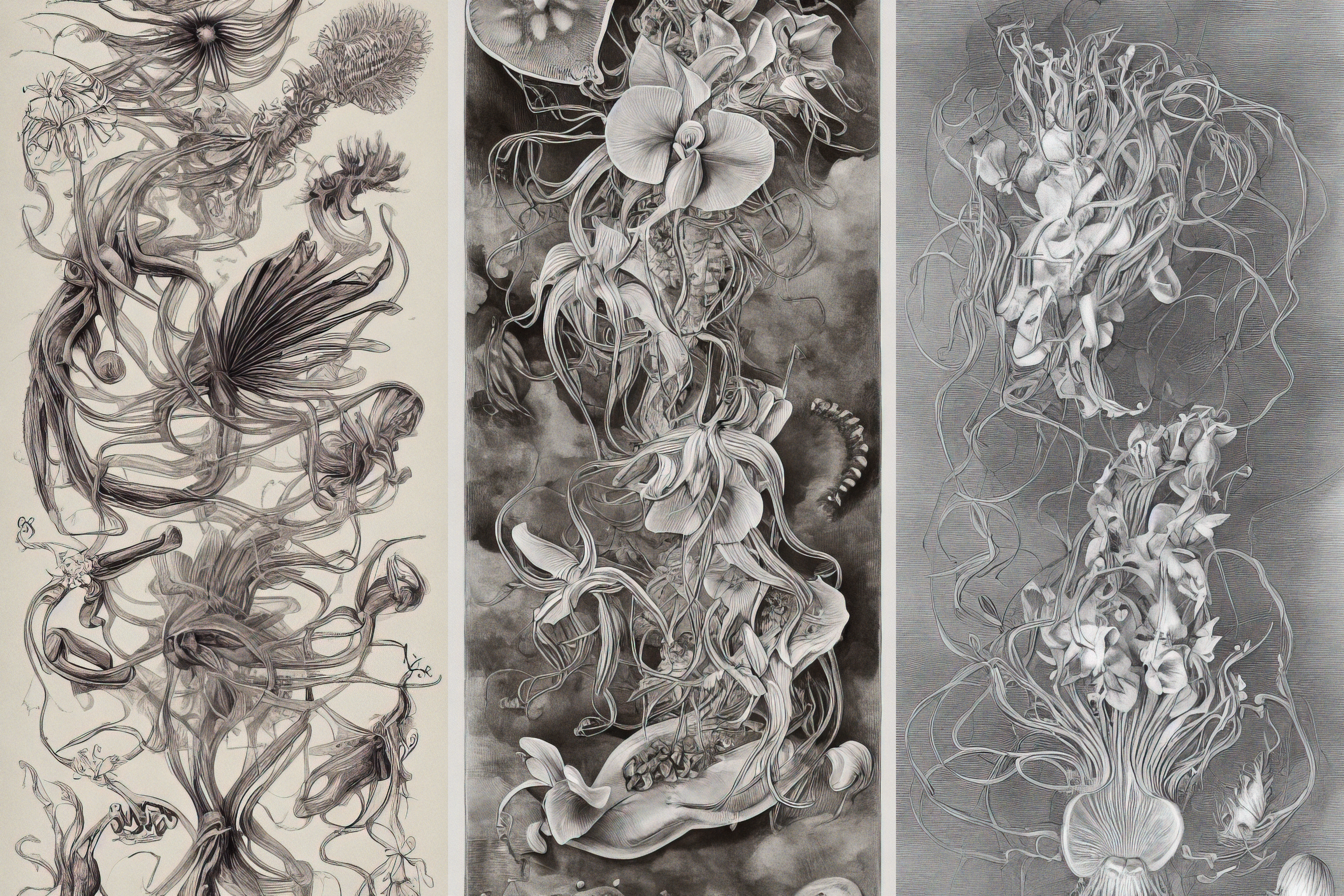 three records of suspended florescence #9