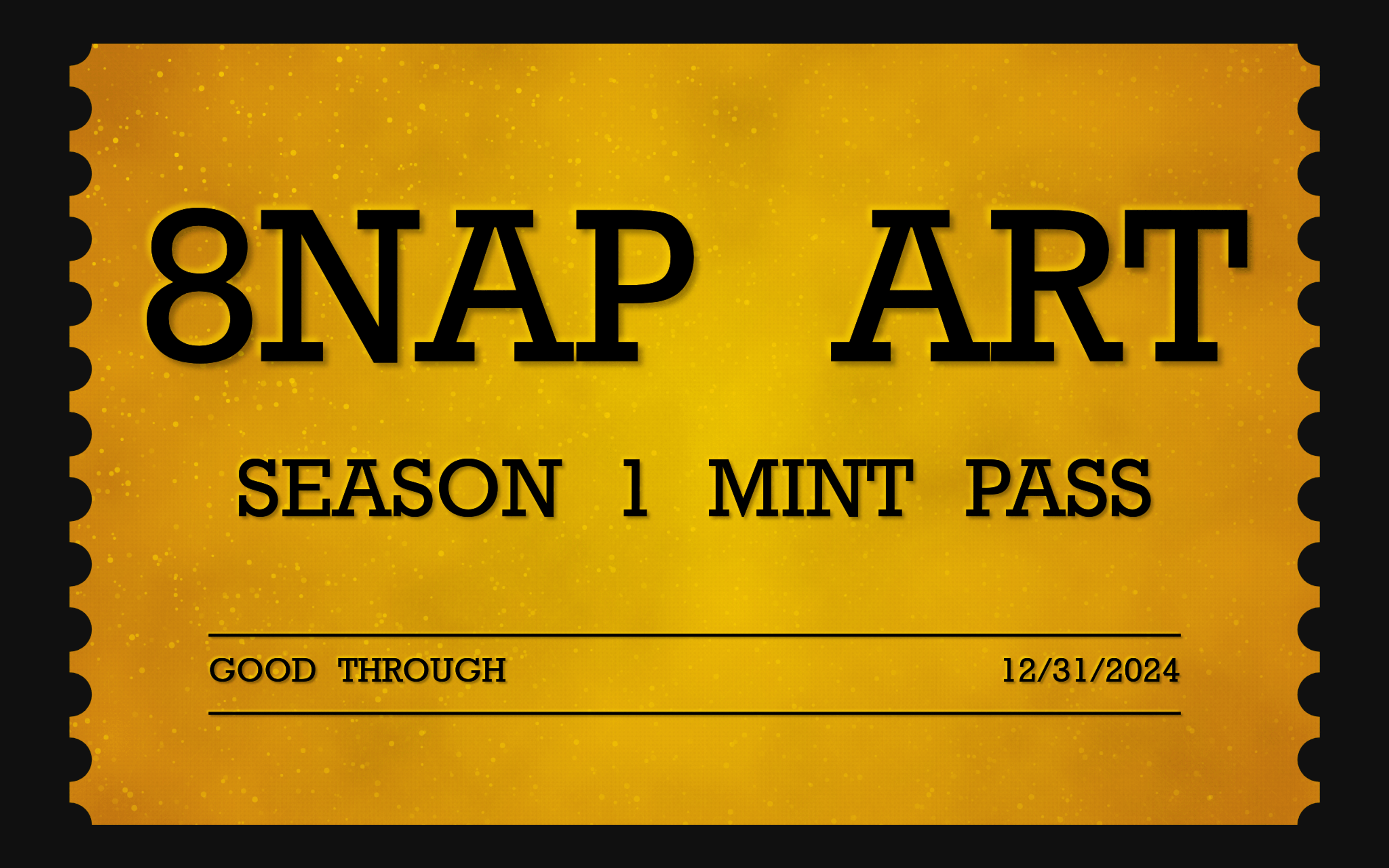 8NAP ART Season One Mint Pass #85