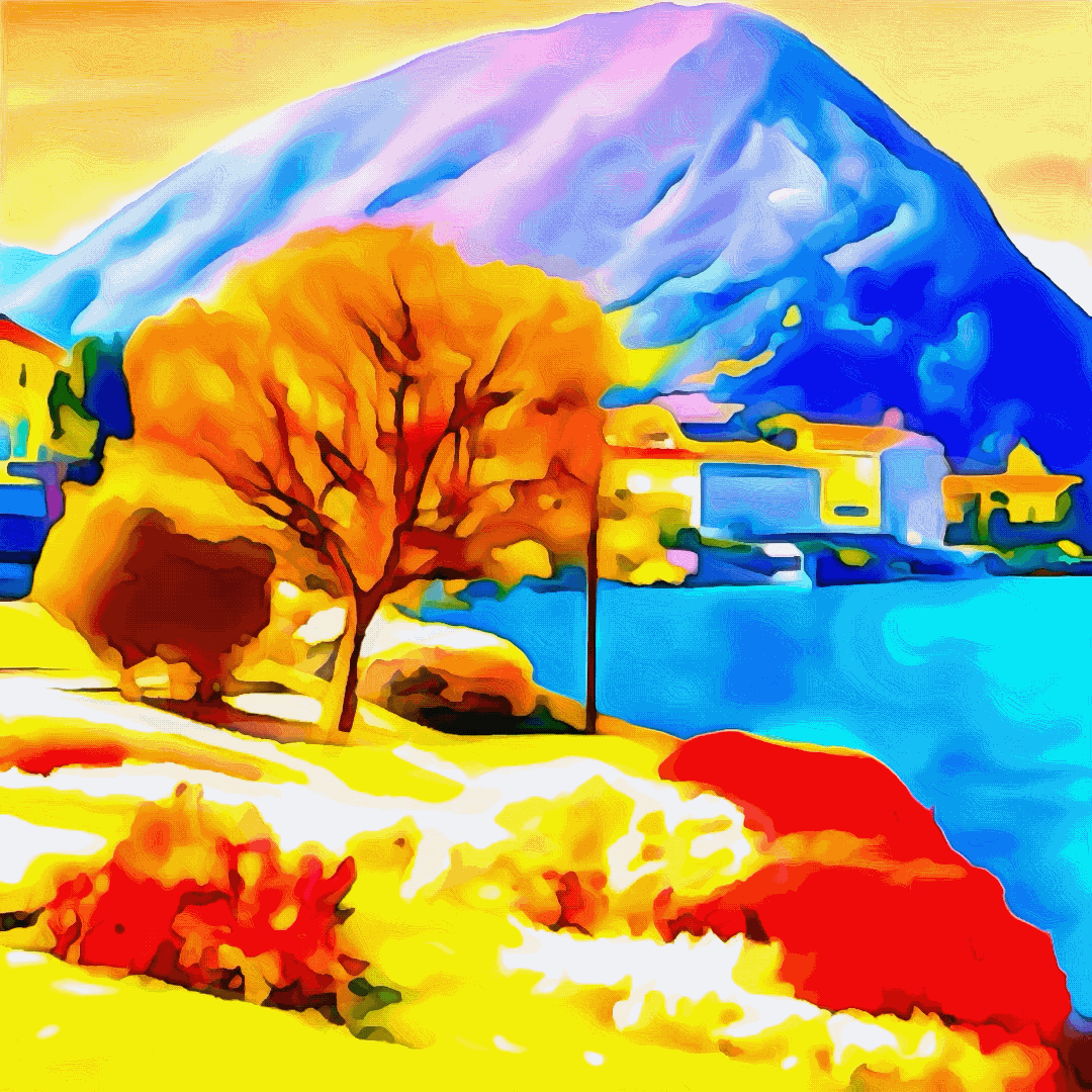 Generated Glitch Landscape #363