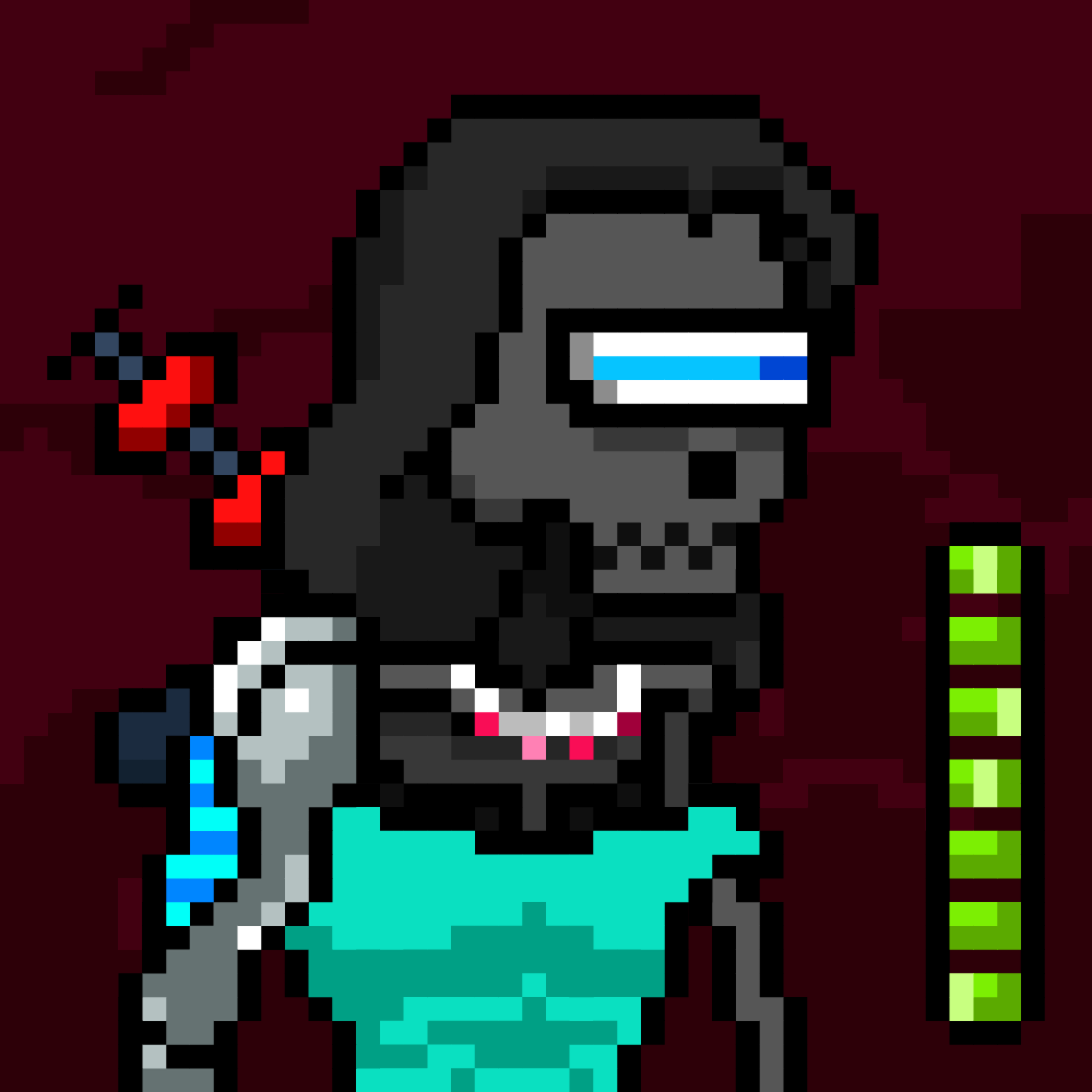 Ordinal Ladies Skull #2733