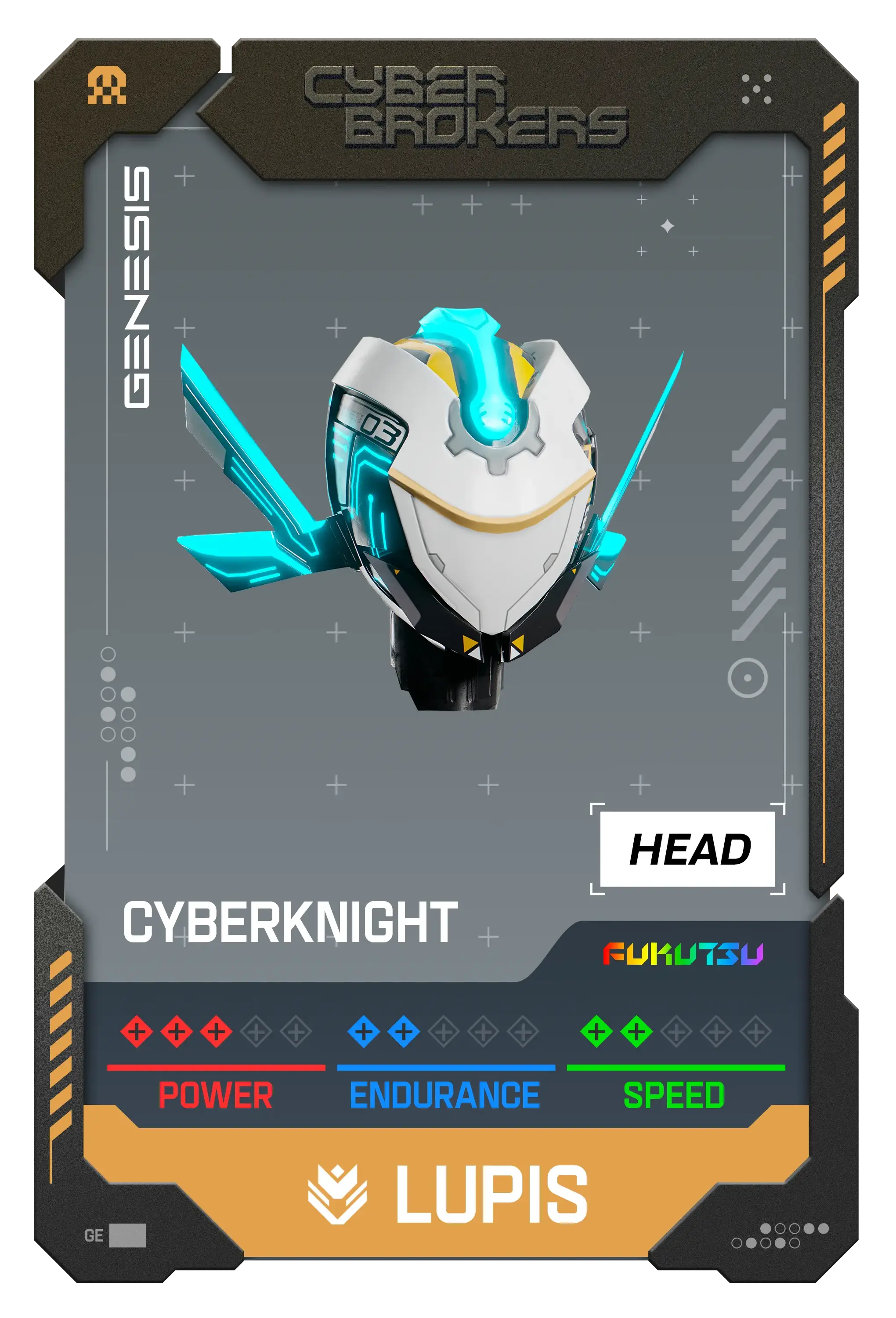 CyberKnight Lupis Head 