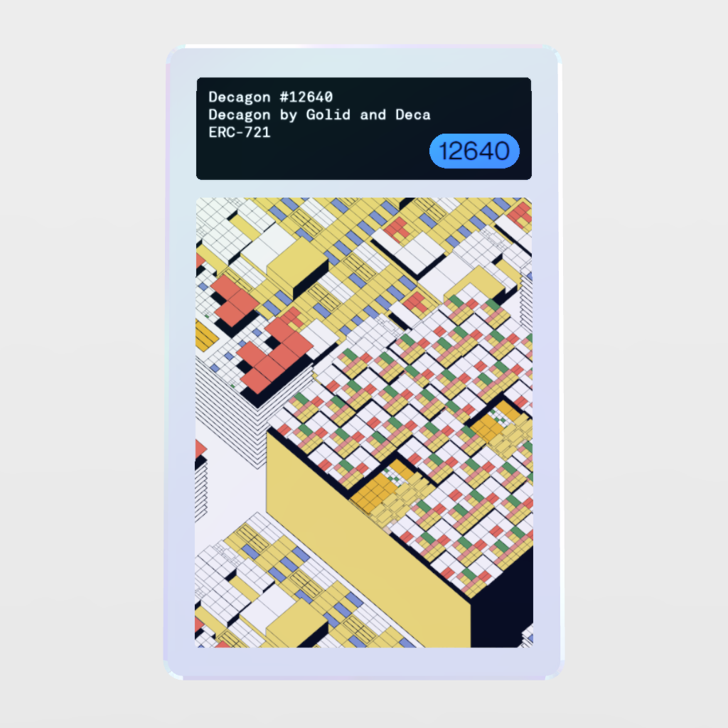 Minter Token - Decagon by Golid and Deca #12640