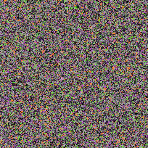 Forever Rug #1324 - Purple Haze: Torrential