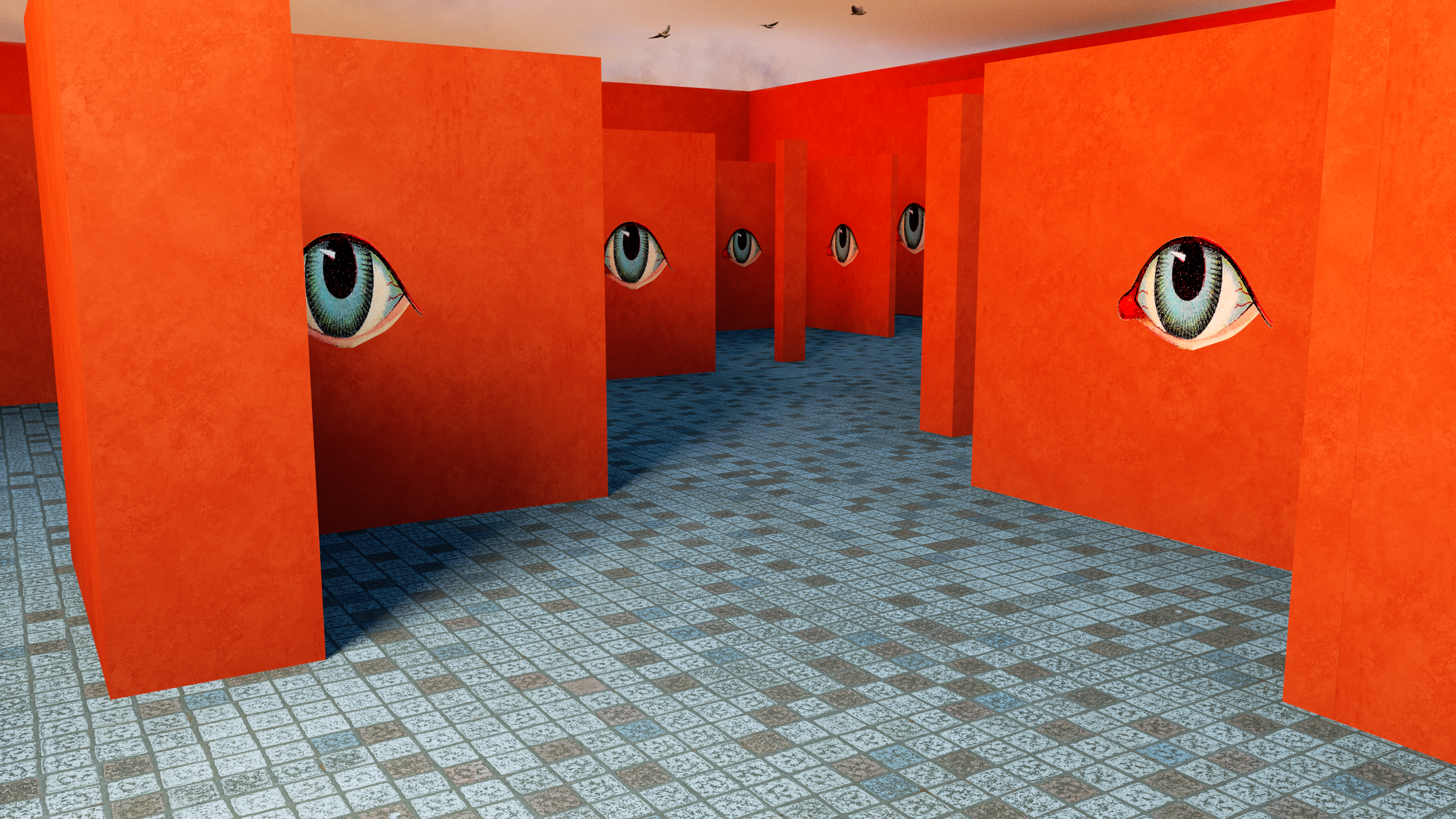 The labyrinth of eyes