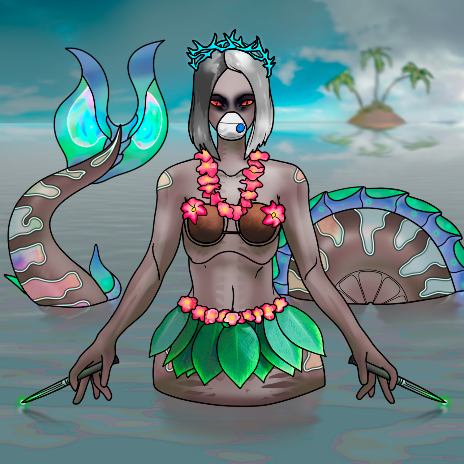 Mermaid Sisters  #2228